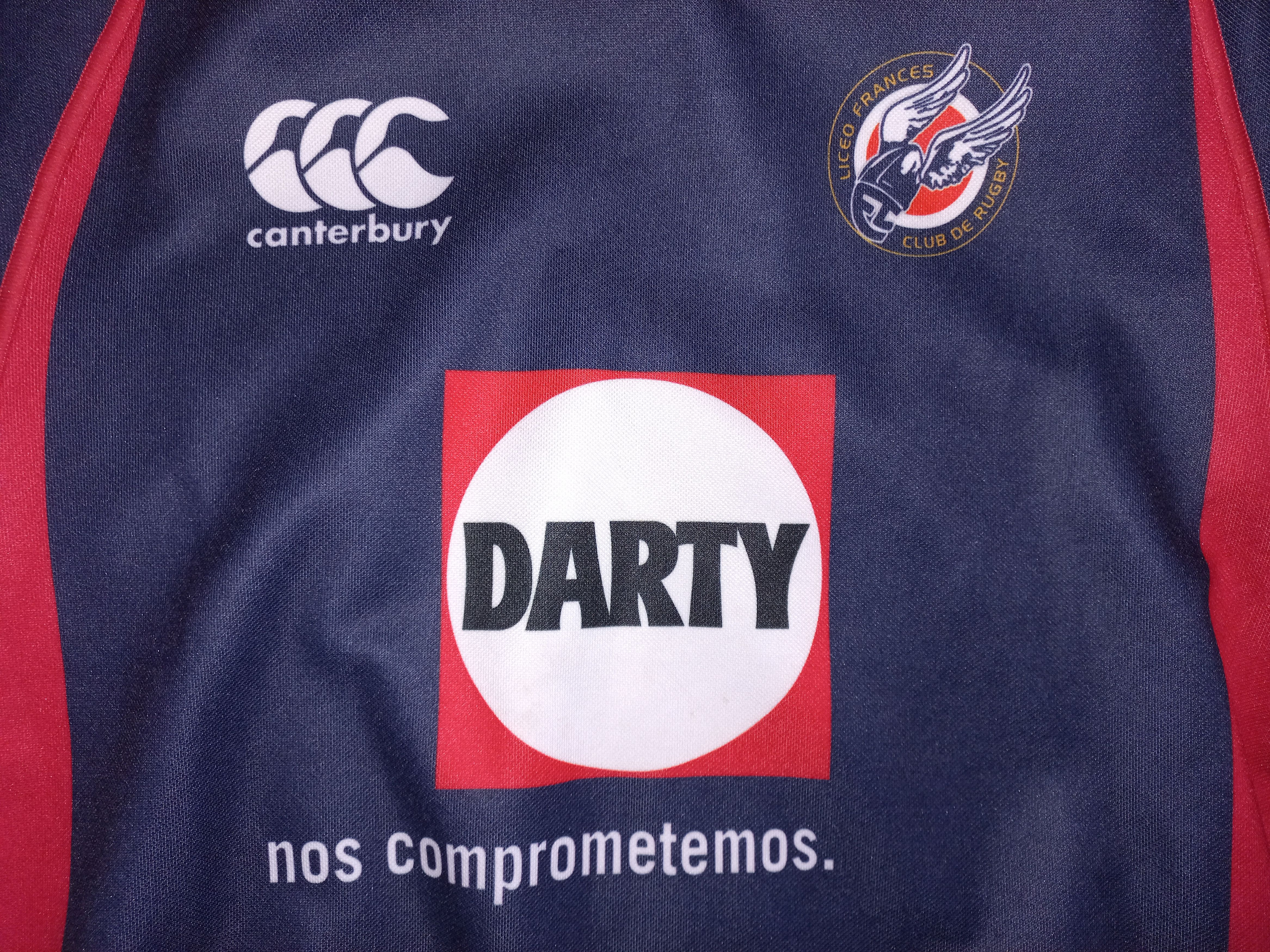 Canterbury of New Zealand Canterbury Spain Liceo Frances CR rugby jersey (Size M) Size US M / EU 48-50 / 2 - 4 Thumbnail