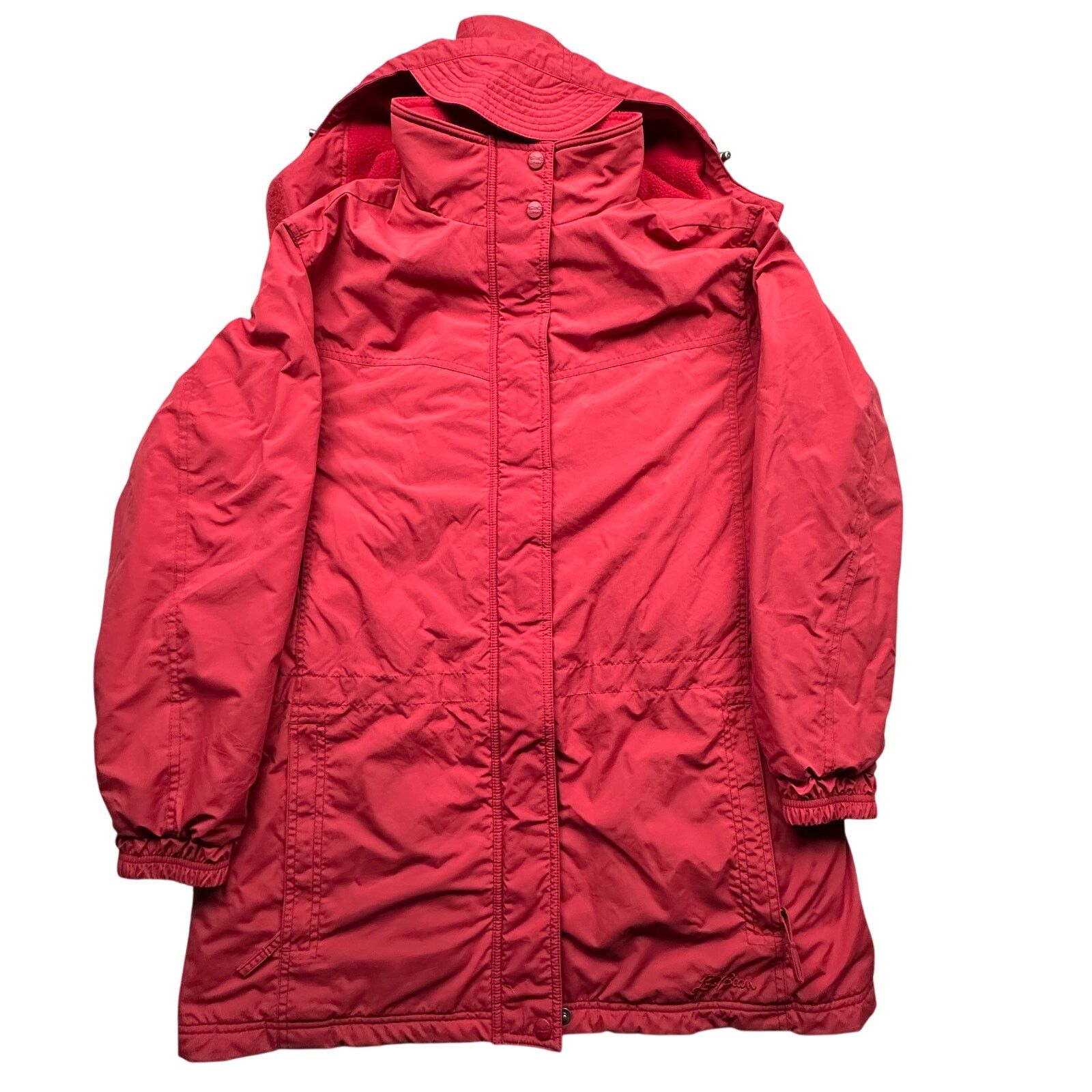 L.L. Bean Vintage 90s LL Bean Parka Removable Hood Jacket Women Large Size L / US 10 / IT 46 - 1 Thumbnail