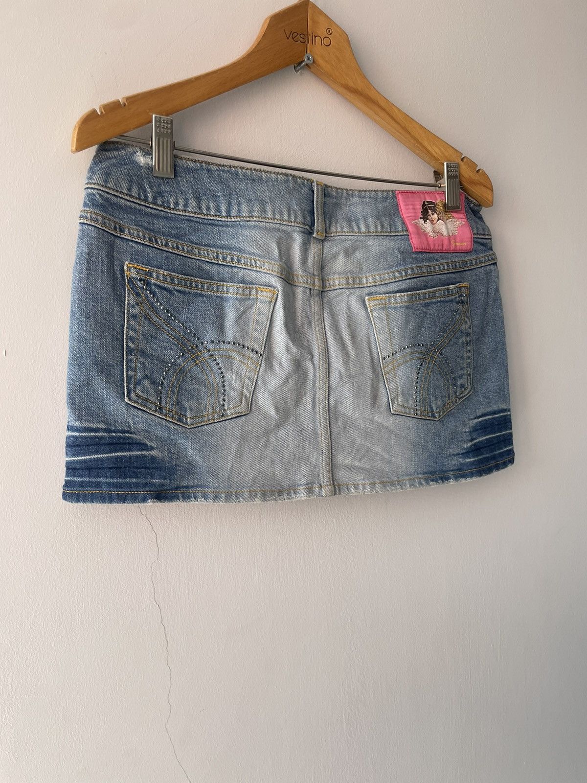 Vintage y2k Fiorucci skirt Size 27" / US 4 / IT 40 - 13 Thumbnail
