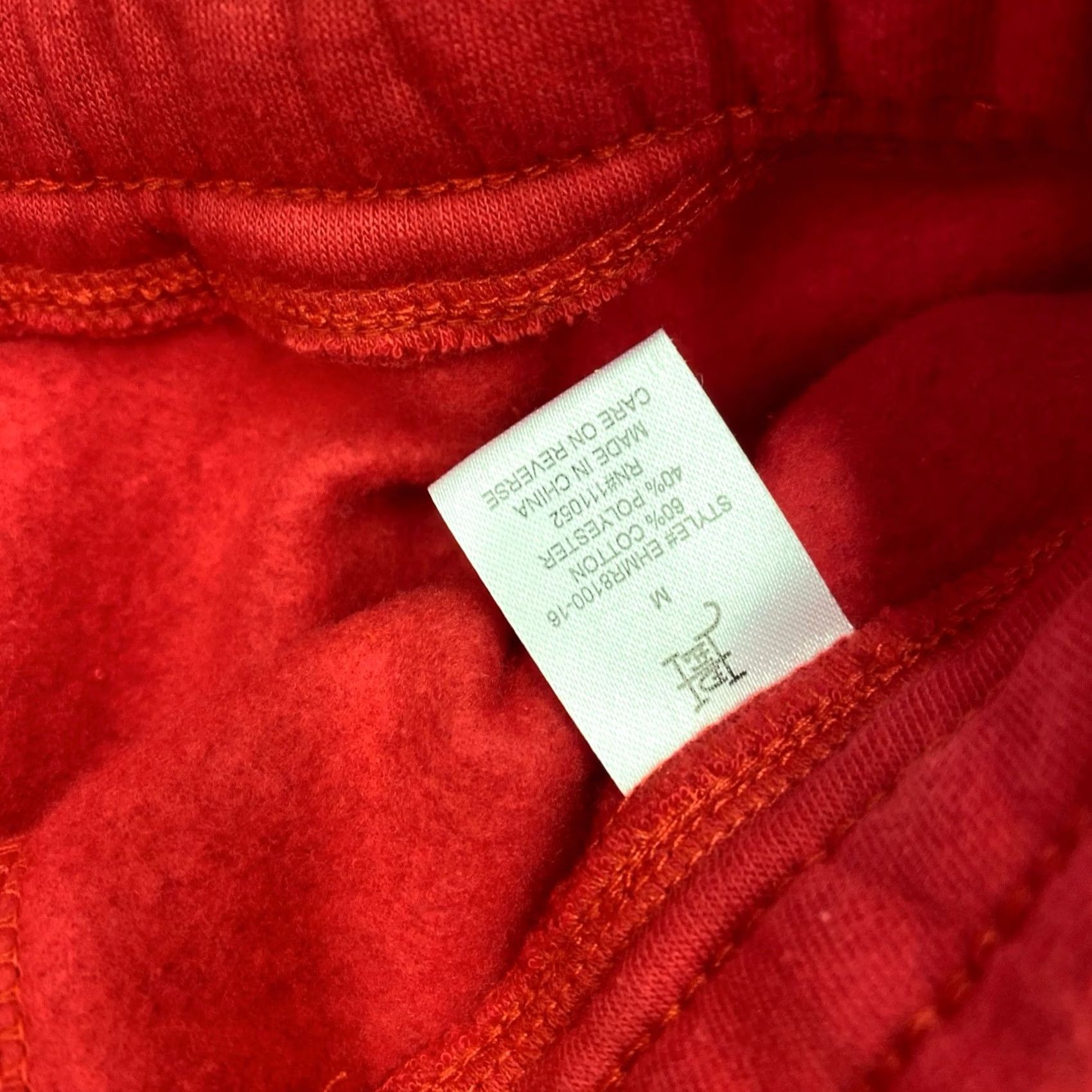Ed Hardy ED Hardy Sweat Shorts Mens Regular Medium Red NWT Skull Flames Snake Logo Pockets Drawstring Cotton Polyester 7.5 Inseam Casual Vintage No Size US 33 - 3 Thumbnail