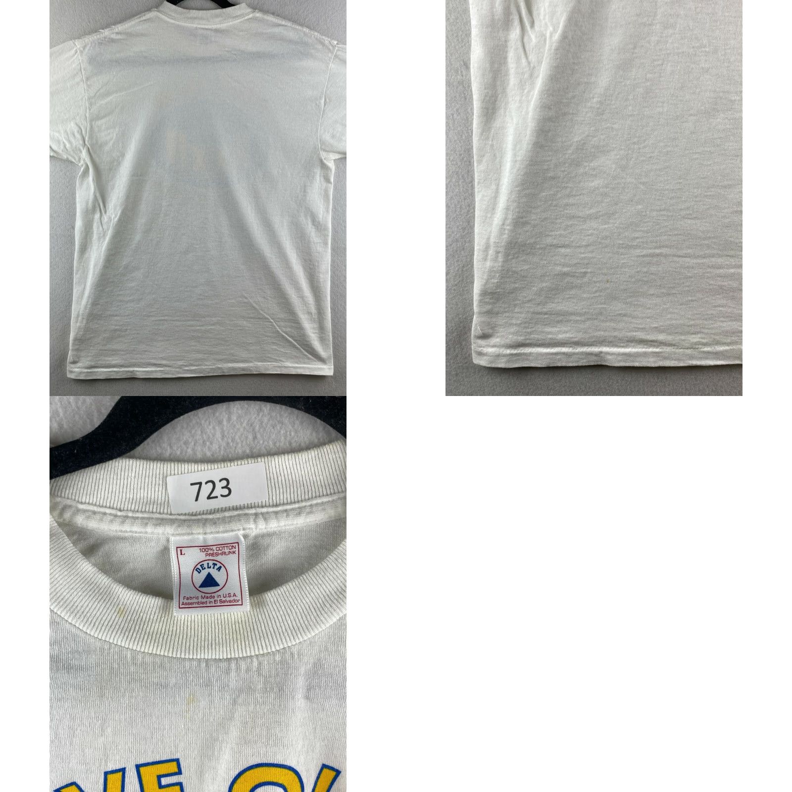 Delta VINTAGE Delta Shirt Mens L White 1998 90s Super Bowl Football Logo Size US L / EU 52-54 / 3 - 8 Thumbnail