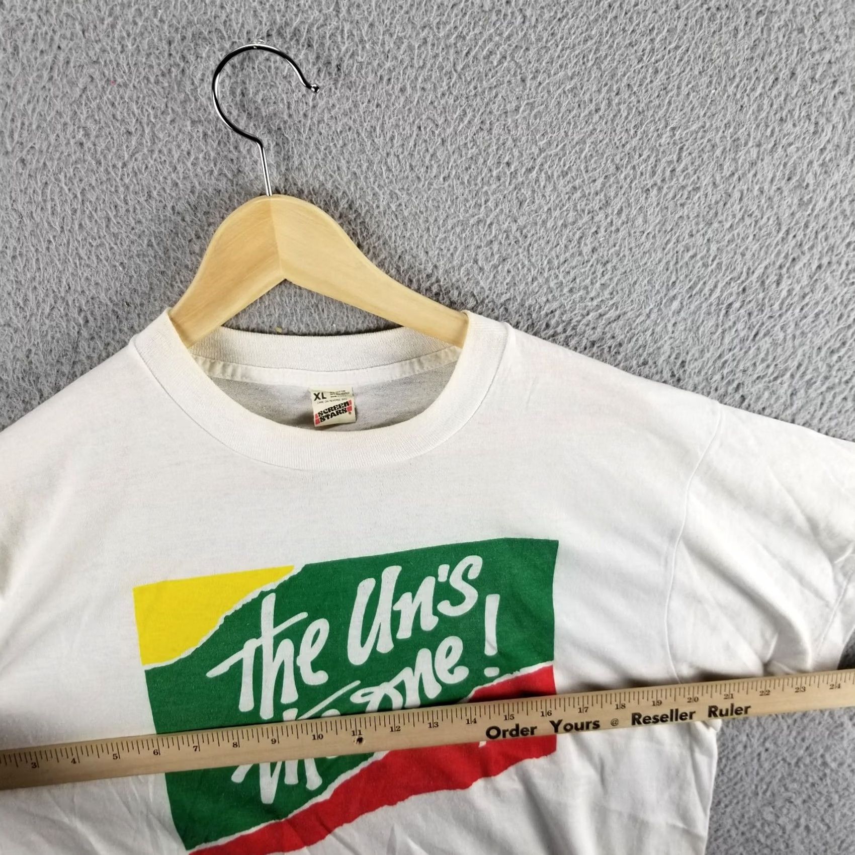 Vintage 7 UP 7-up T-Shirt Screen Stars Men Large White 1980s Graphic Tee Vintage Shirt 7 Up Men L White 1980s Size US L / EU 52-54 / 3 - 7 Thumbnail
