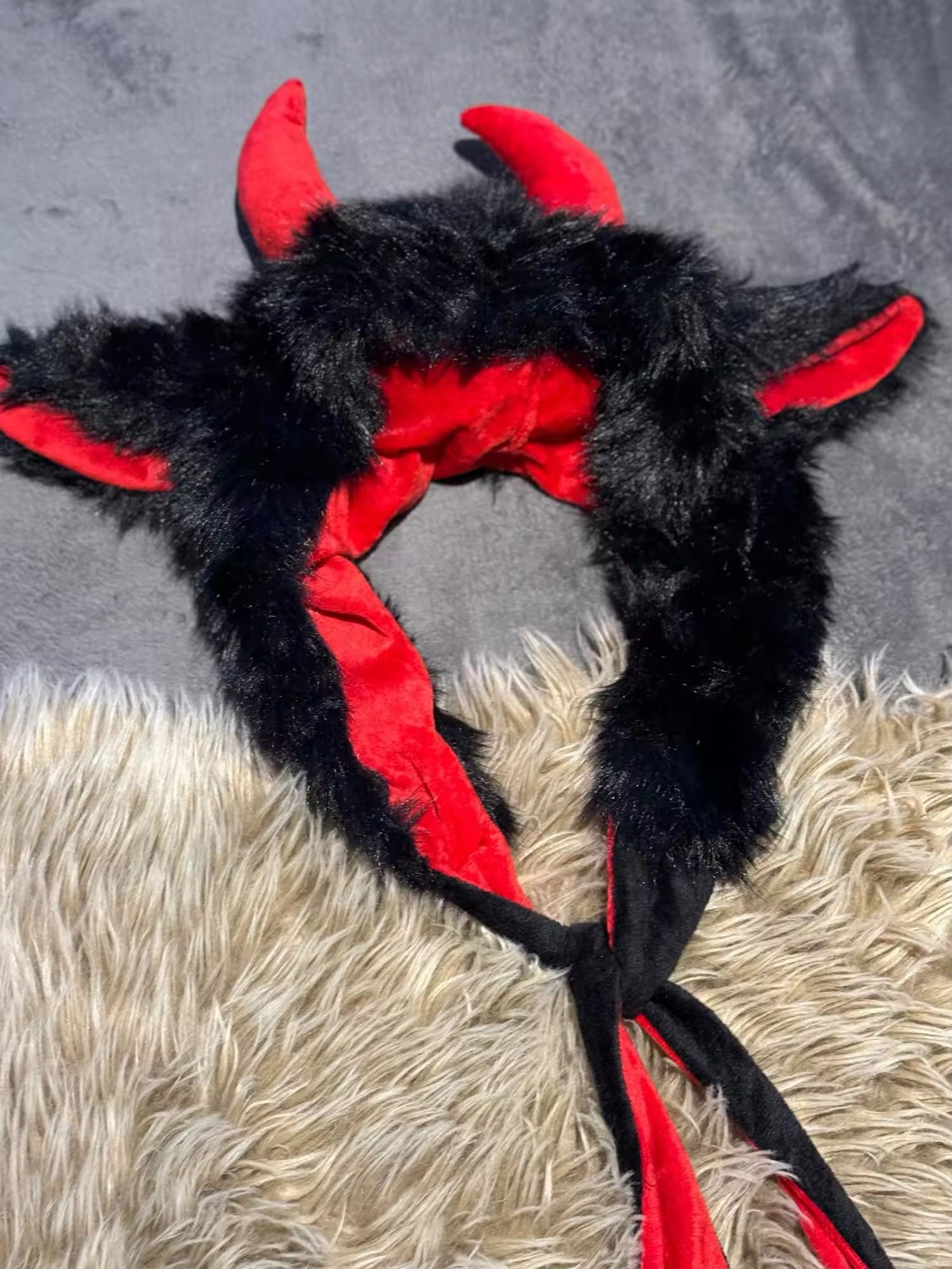 Japanese Brand Fluffy Yak Cow Ear Warm Thick Faux Fur Hat Size ONE SIZE - 6 Thumbnail