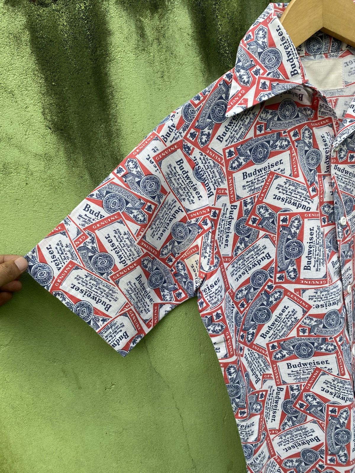 Budweiser Budweiser All Over Print AOP Vintage Short Sleeve Shirt Size US M / EU 48-50 / 2 - 3 Thumbnail