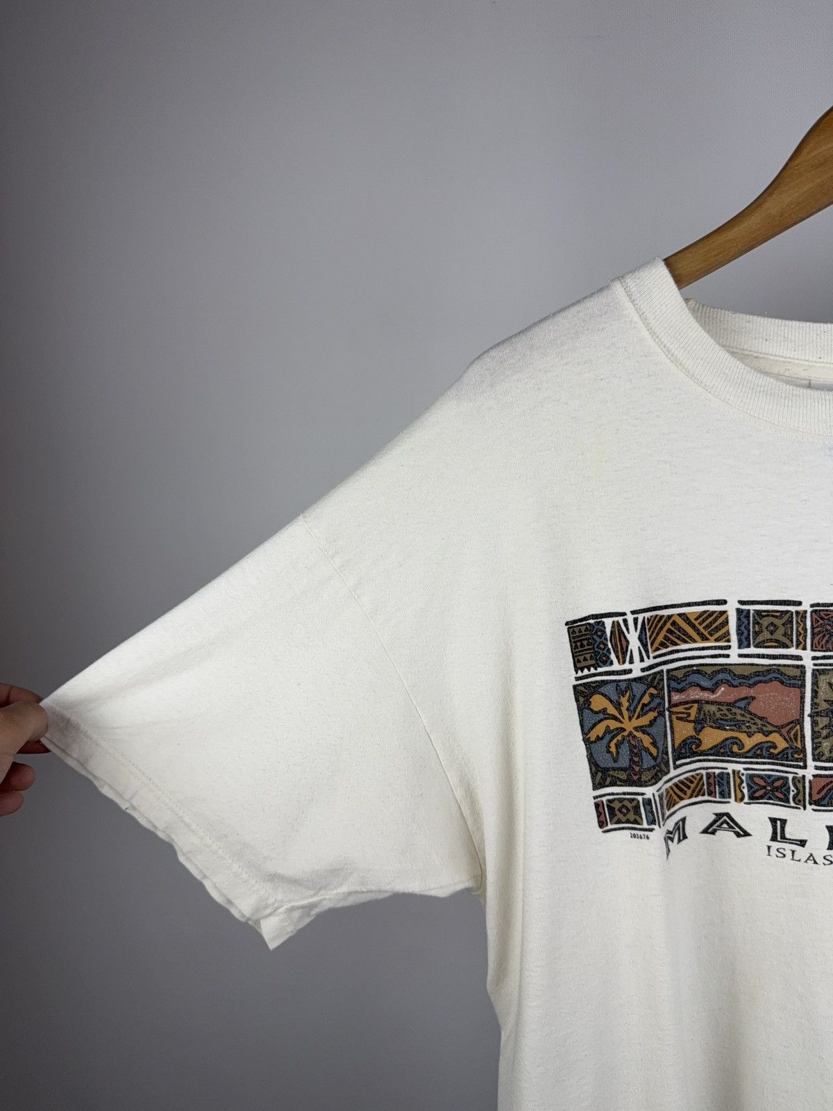 Vintage Vintage 90s Mallorca travel retro Graphic print Tee Shirt Size US XL / EU 56 / 4 - 6 Thumbnail