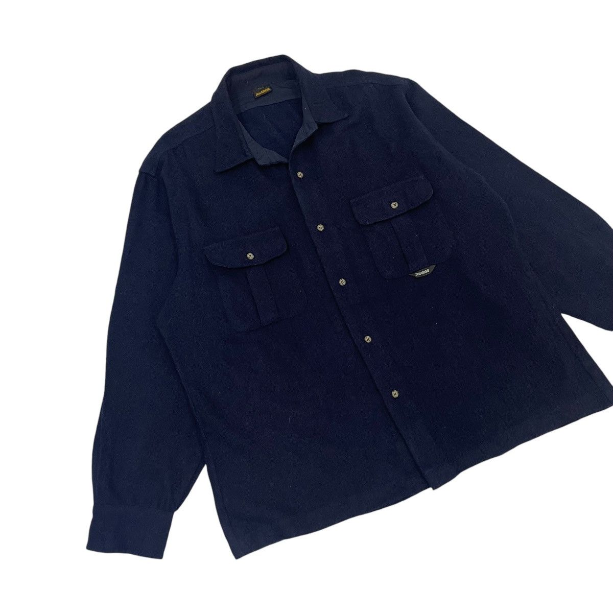Japanese Brand Vintage XLARGE Double Pocket Wool Button Jacket Size US M / EU 48-50 / 2 - 5 Thumbnail