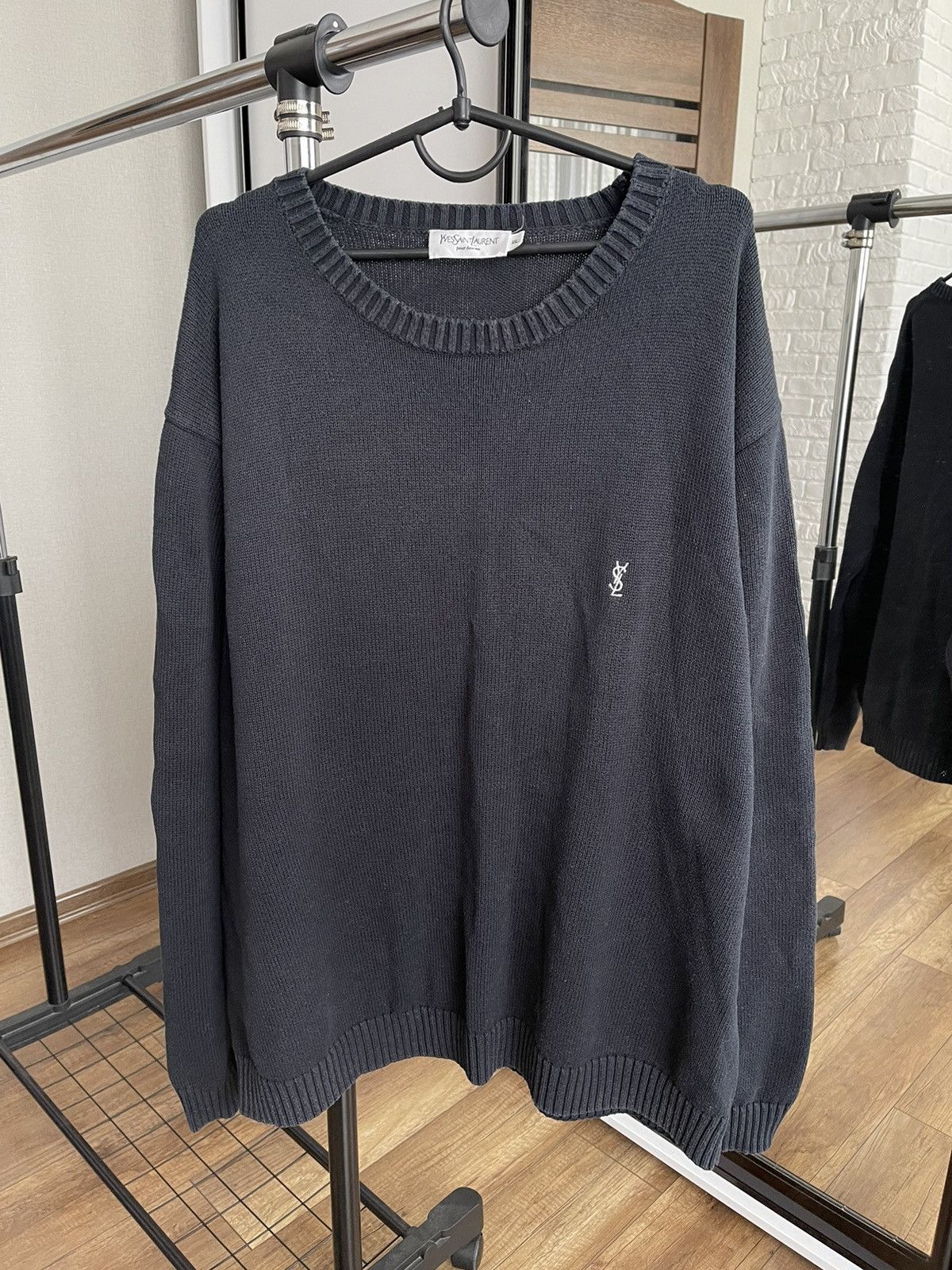 Yves Saint Laurent YSL Vintage Knit Sweater 90s