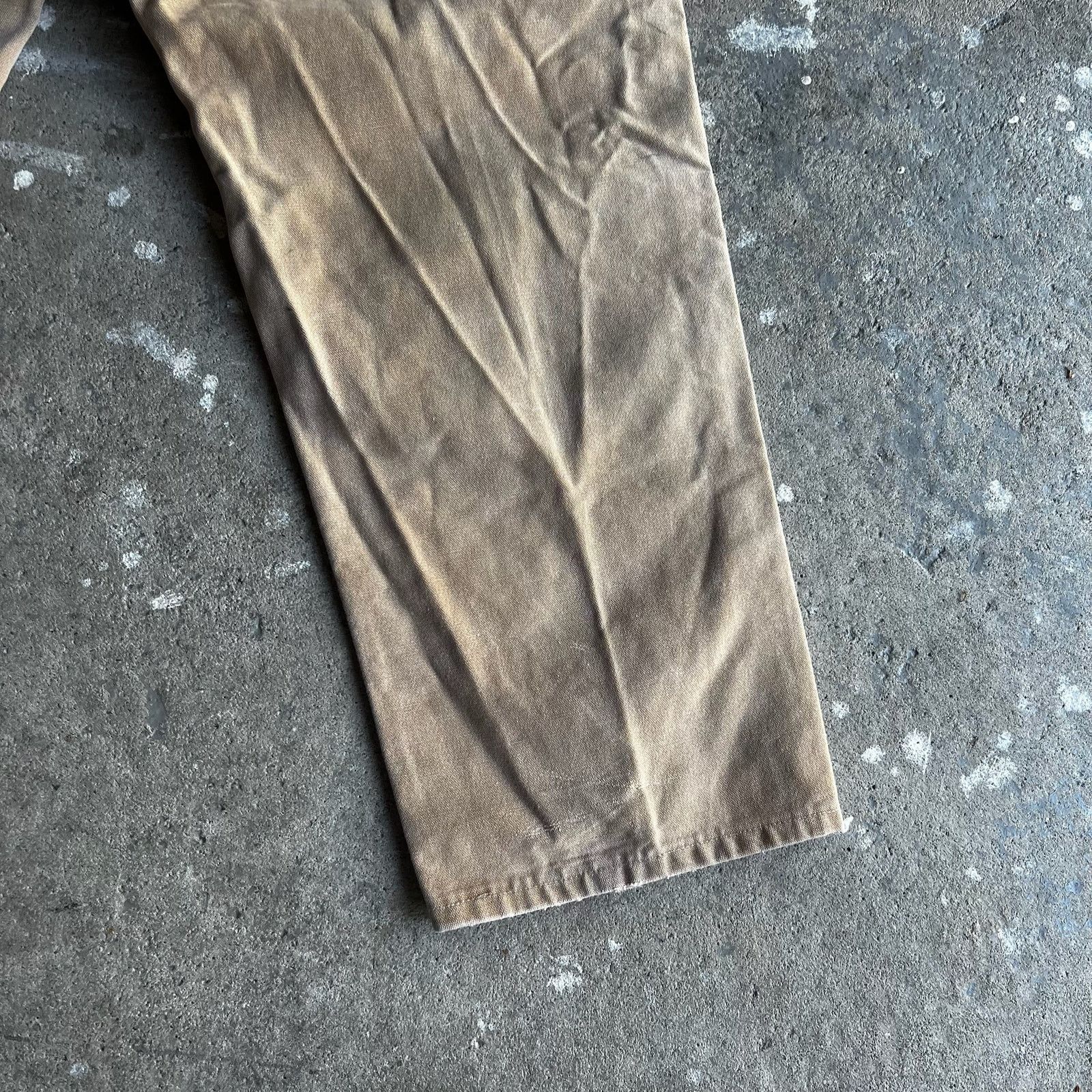 Carhartt × Vintage Carhartt faded brown double knee work wear carpenter pants Size US 37 - 9 Thumbnail