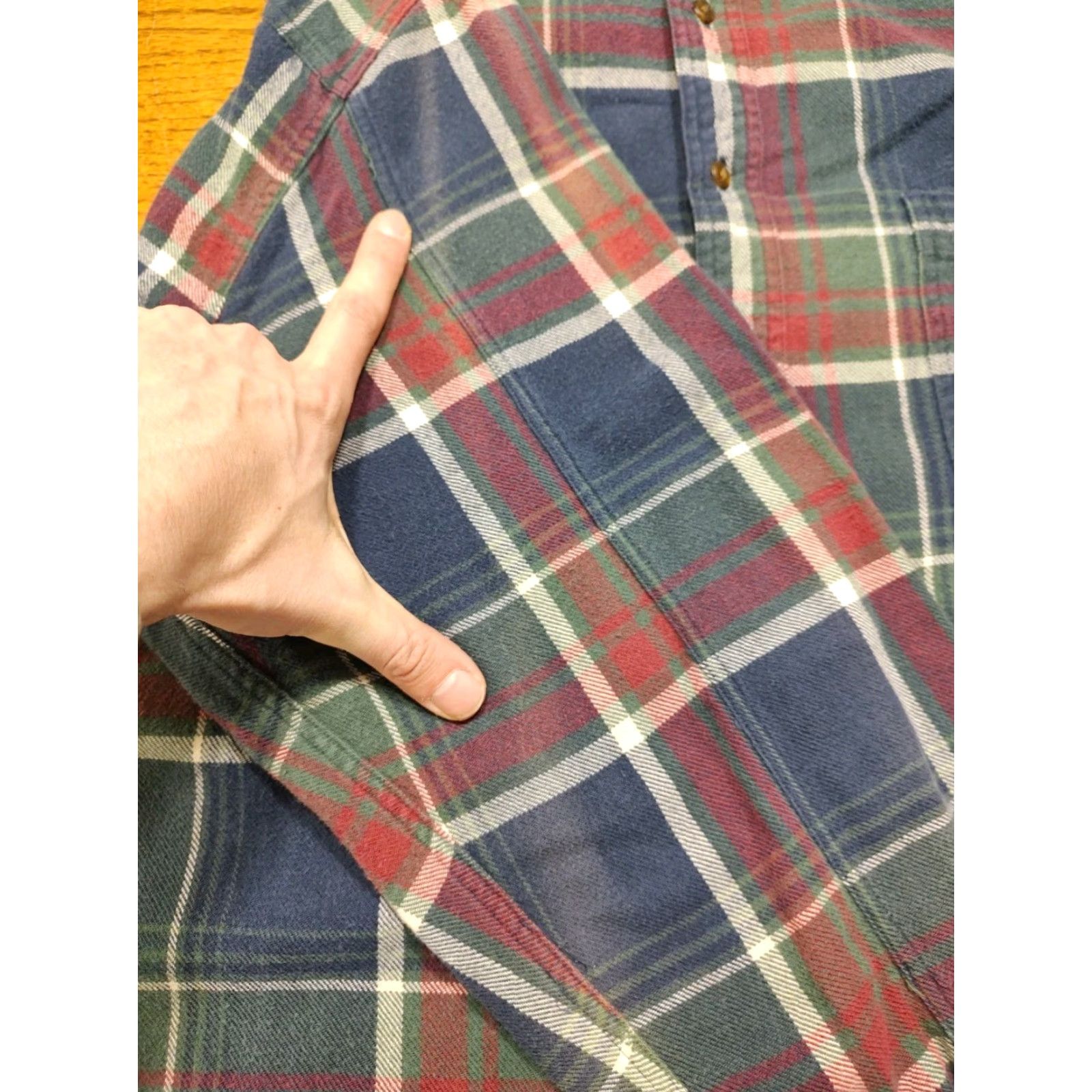 Abercrombie & Fitch VINTAGE Abercrombie & Fitch Mens Large Big Shirt Oversized Flannel Button Up Plaid Size US L / EU 52-54 / 3 - 4 Thumbnail