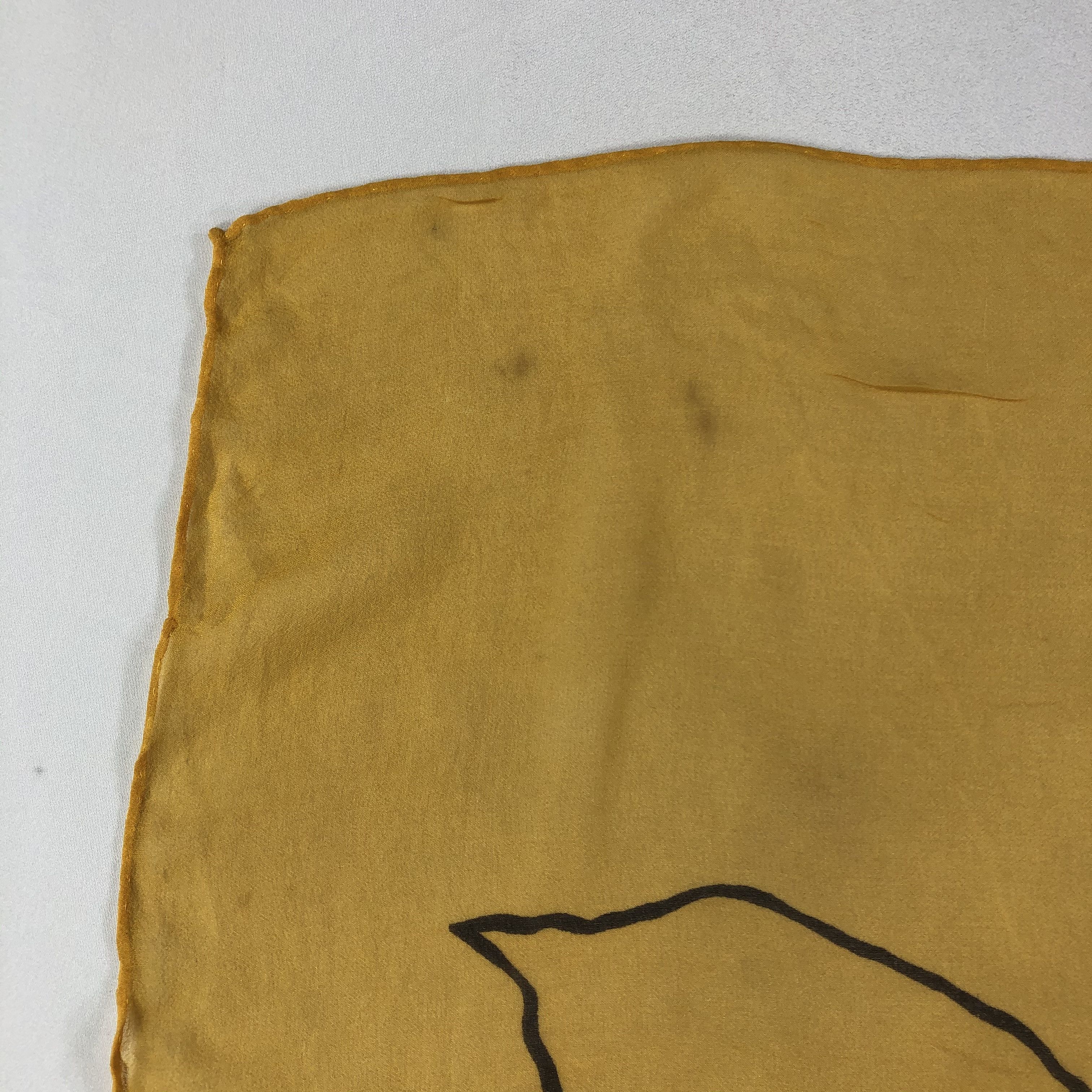 Vintage Vintage Silk Scarf Size ONE SIZE - 9 Thumbnail