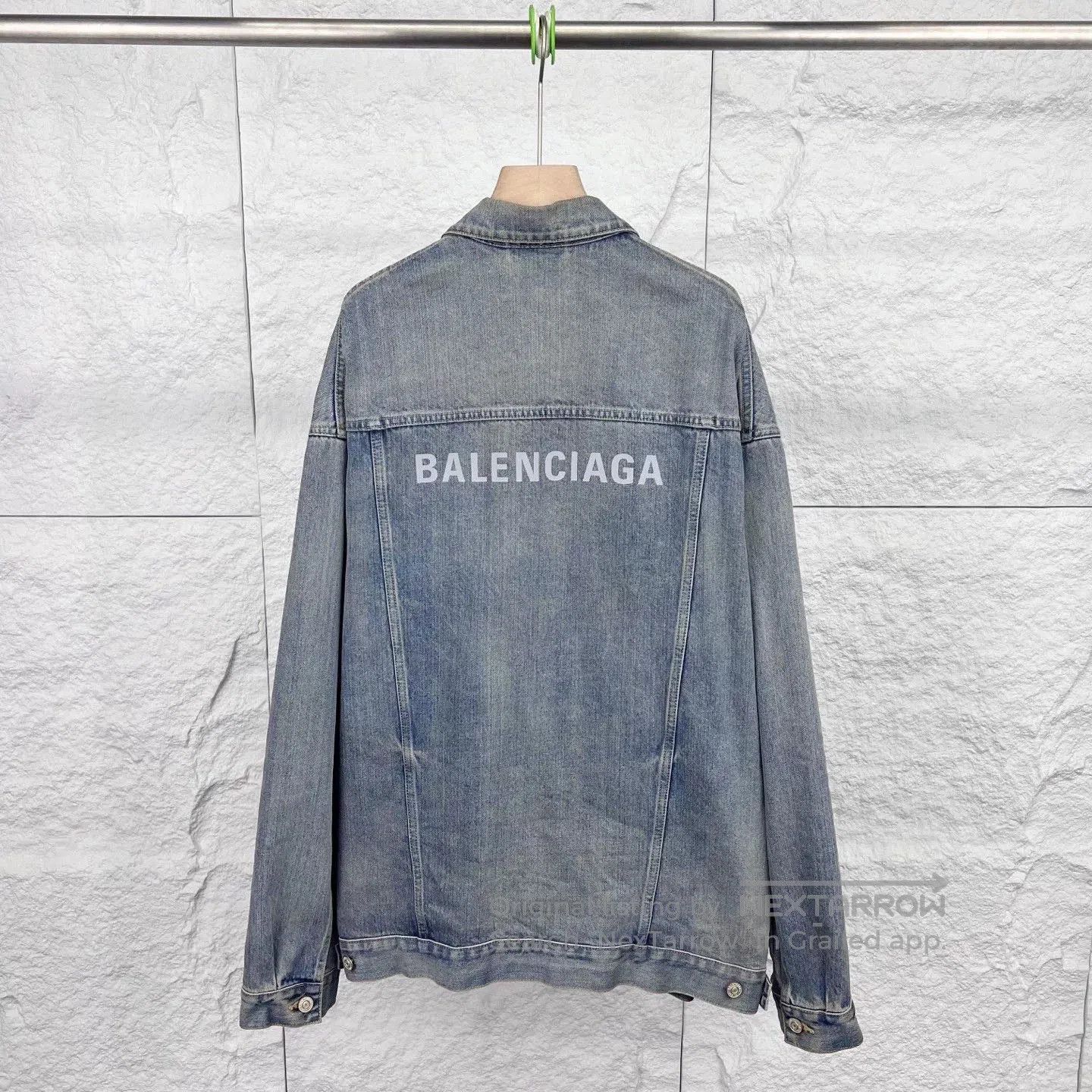 Balenciaga Balenciaga Blue Denim Jacket. Size US M / EU 48-50 / 2 - 2 Thumbnail