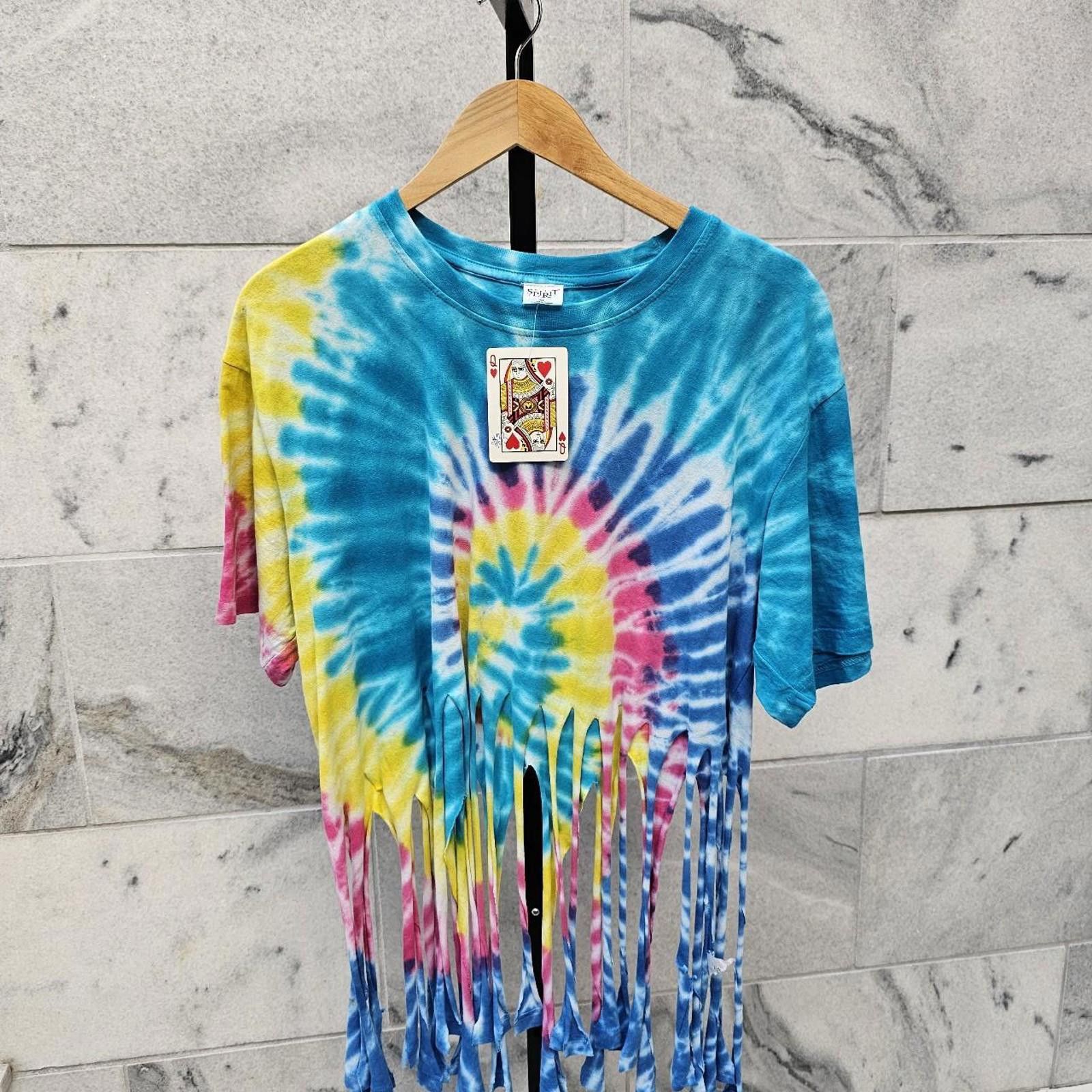 Other Women's Tie-Dye Cropped T-shirt Size XL / US 12-14 / IT 48-50 - 1 Thumbnail