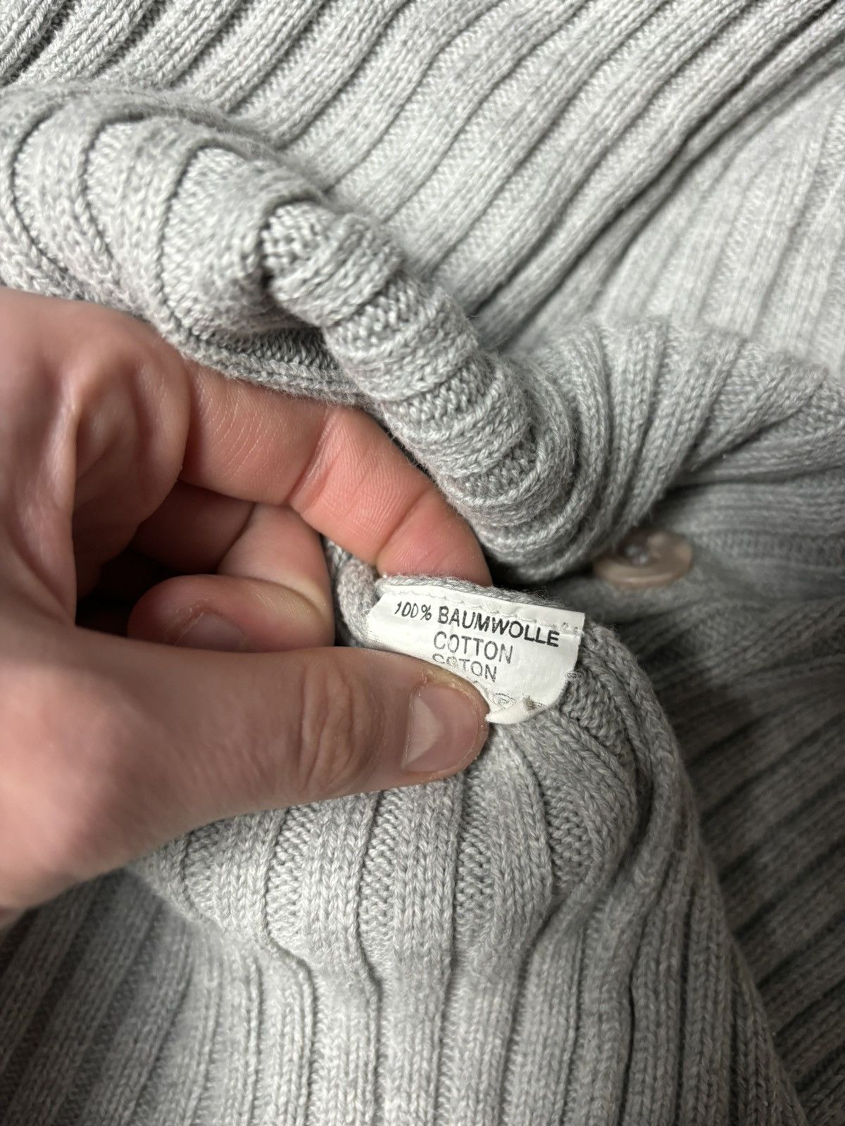 Other BUTTON UP KNIT SWEATER Y2K AVANT GARDE Size L / US 10 / IT 46 - 6 Thumbnail