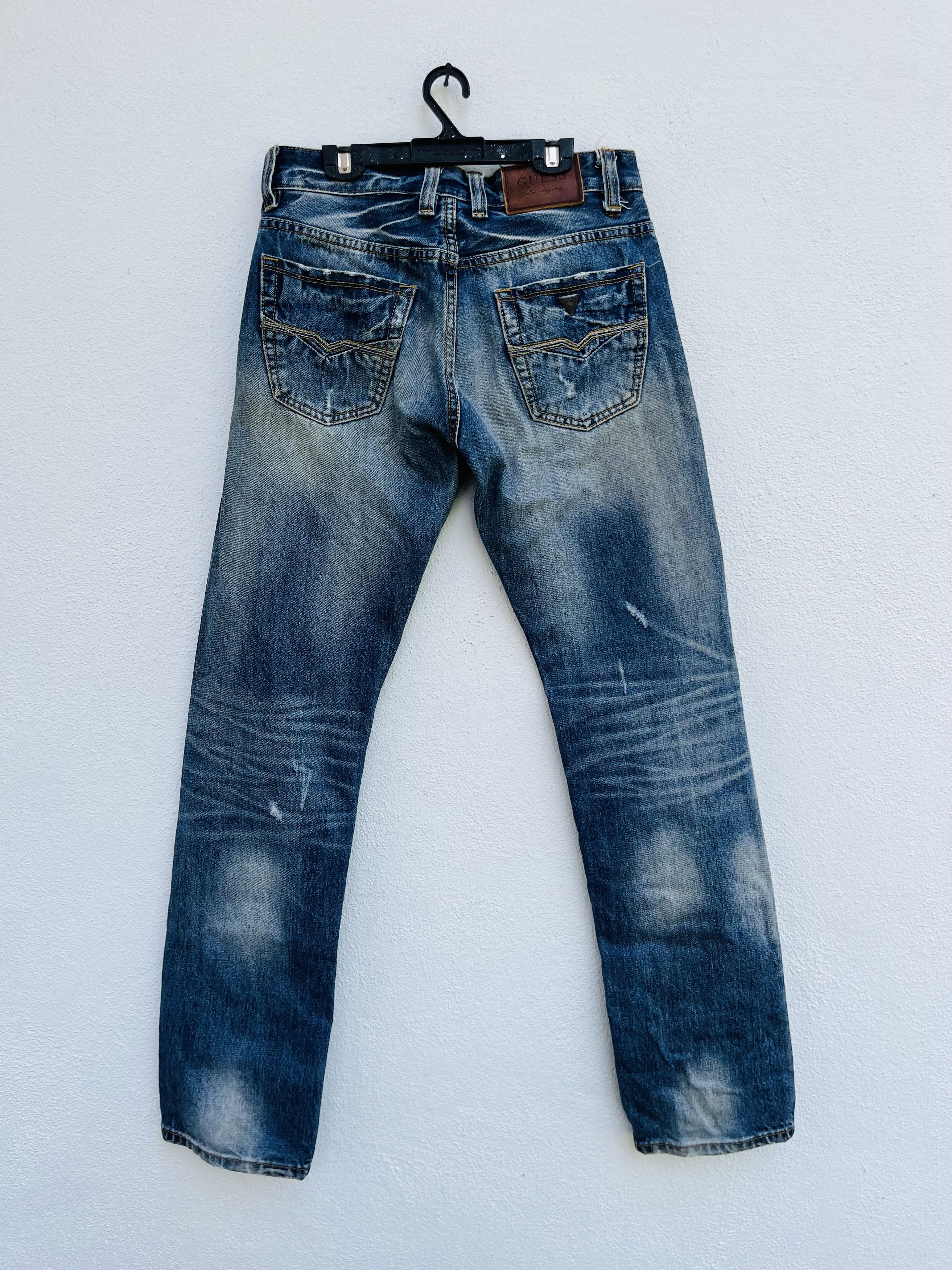 Guess × Japanese Brand Vintage Guess Distressed Japanese Designer Fashion Style Size US 29 - 2 Thumbnail