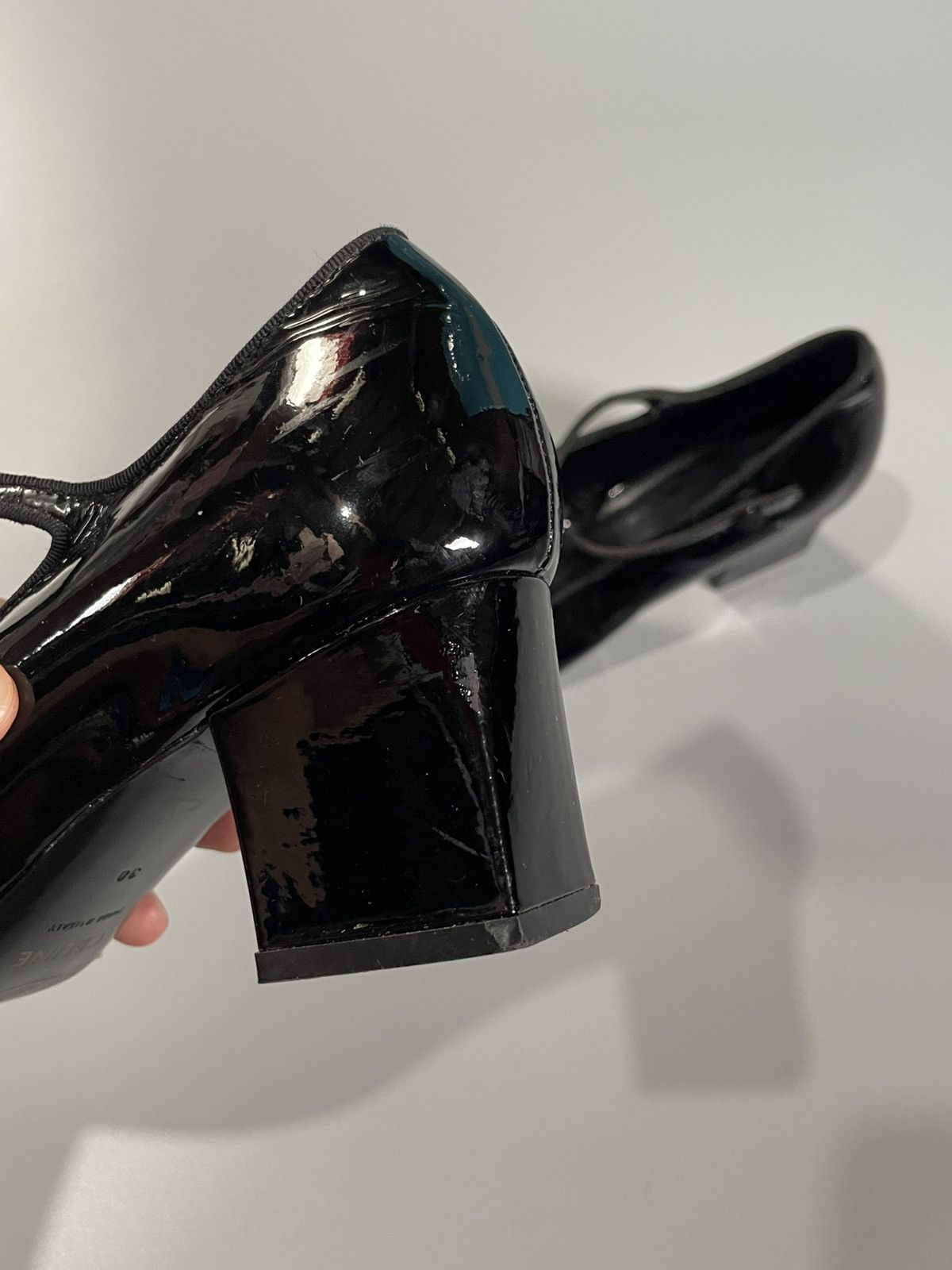 Celine Celine patent leather "Babies" T-bar pumps Size US 8 / IT 38 - 8 Thumbnail