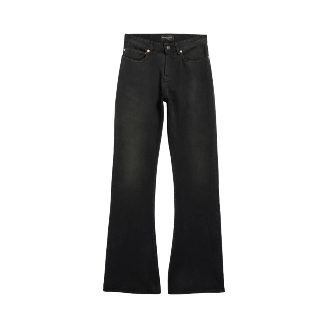 Balenciaga bootcut pants in black soft denim Size US 29 - 1 Thumbnail