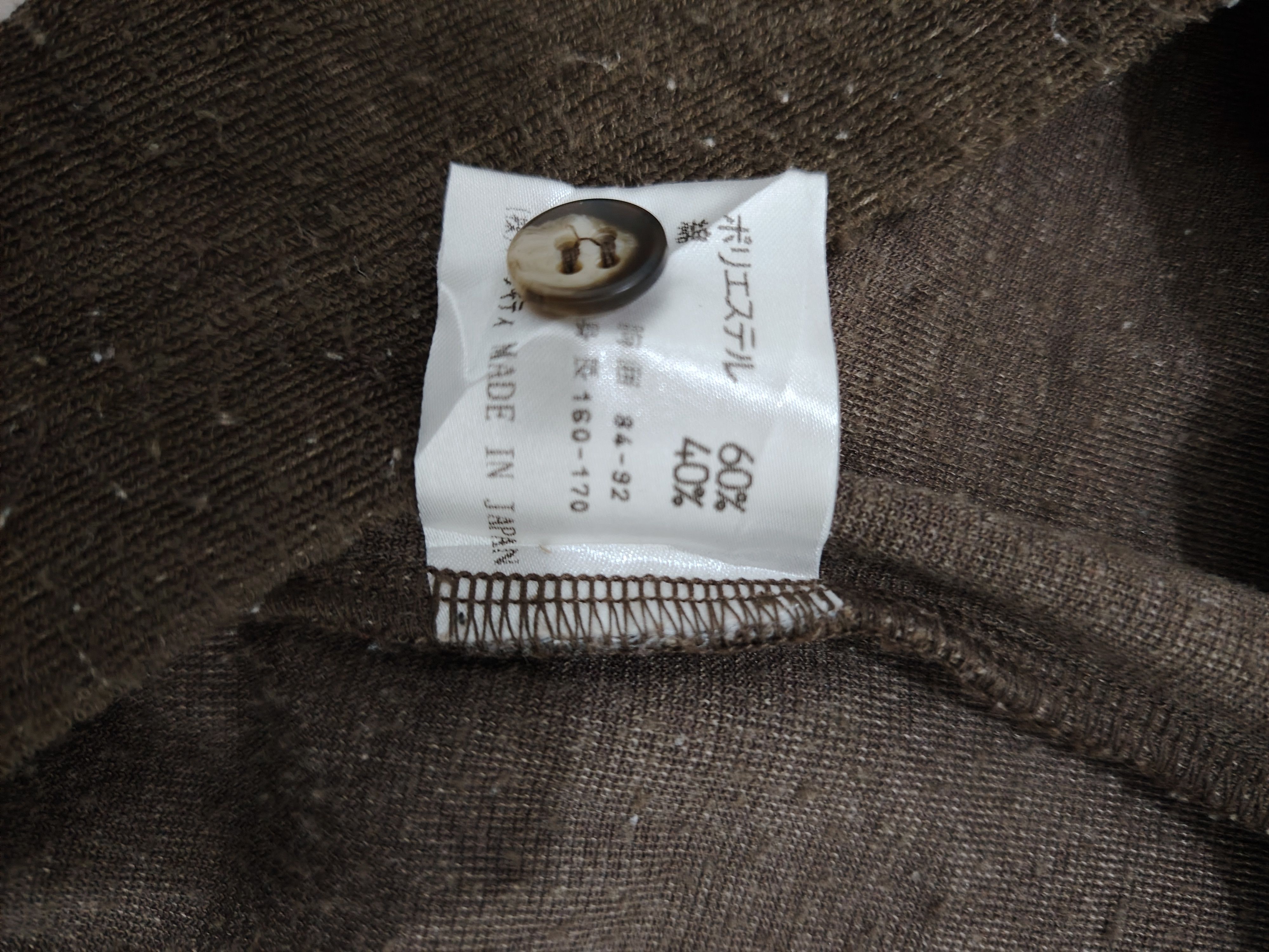 Designer × Japanese Brand RARE! VTG KUNIO SATO COLLECTION FLEECE T SHIRT Size US XL / EU 56 / 4 - 5 Thumbnail