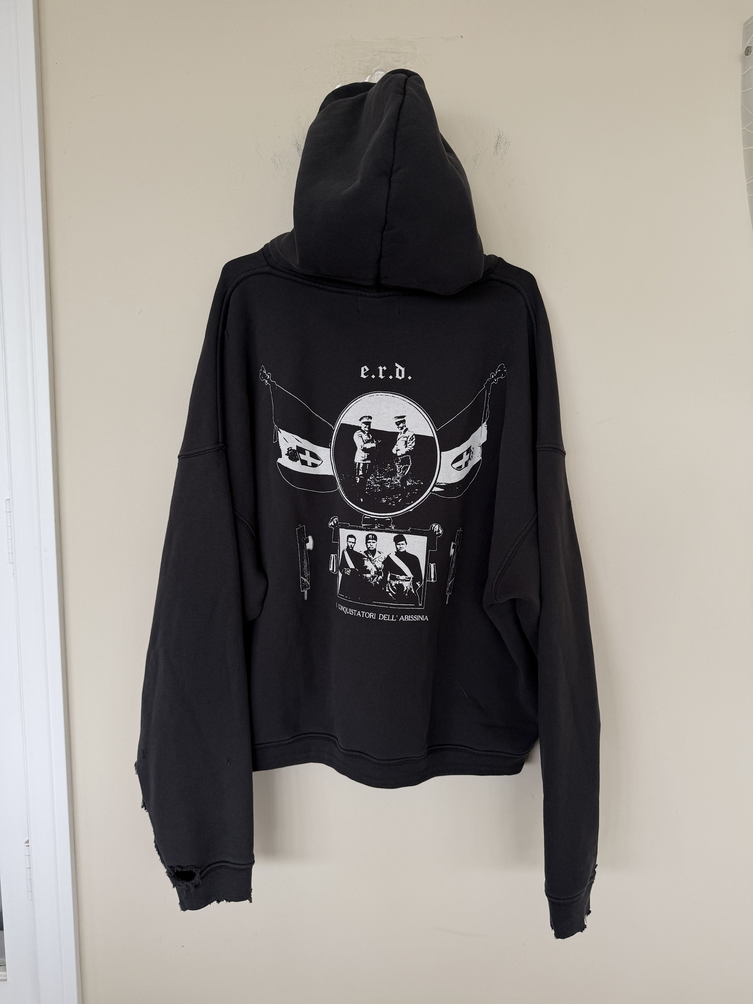 Enfants Riches Deprimes × Maxfield Los Angeles ERD ARCHITETTURA DI MUSSOLINI HOODIE Size US XL / EU 56 / 4 - 9 Thumbnail