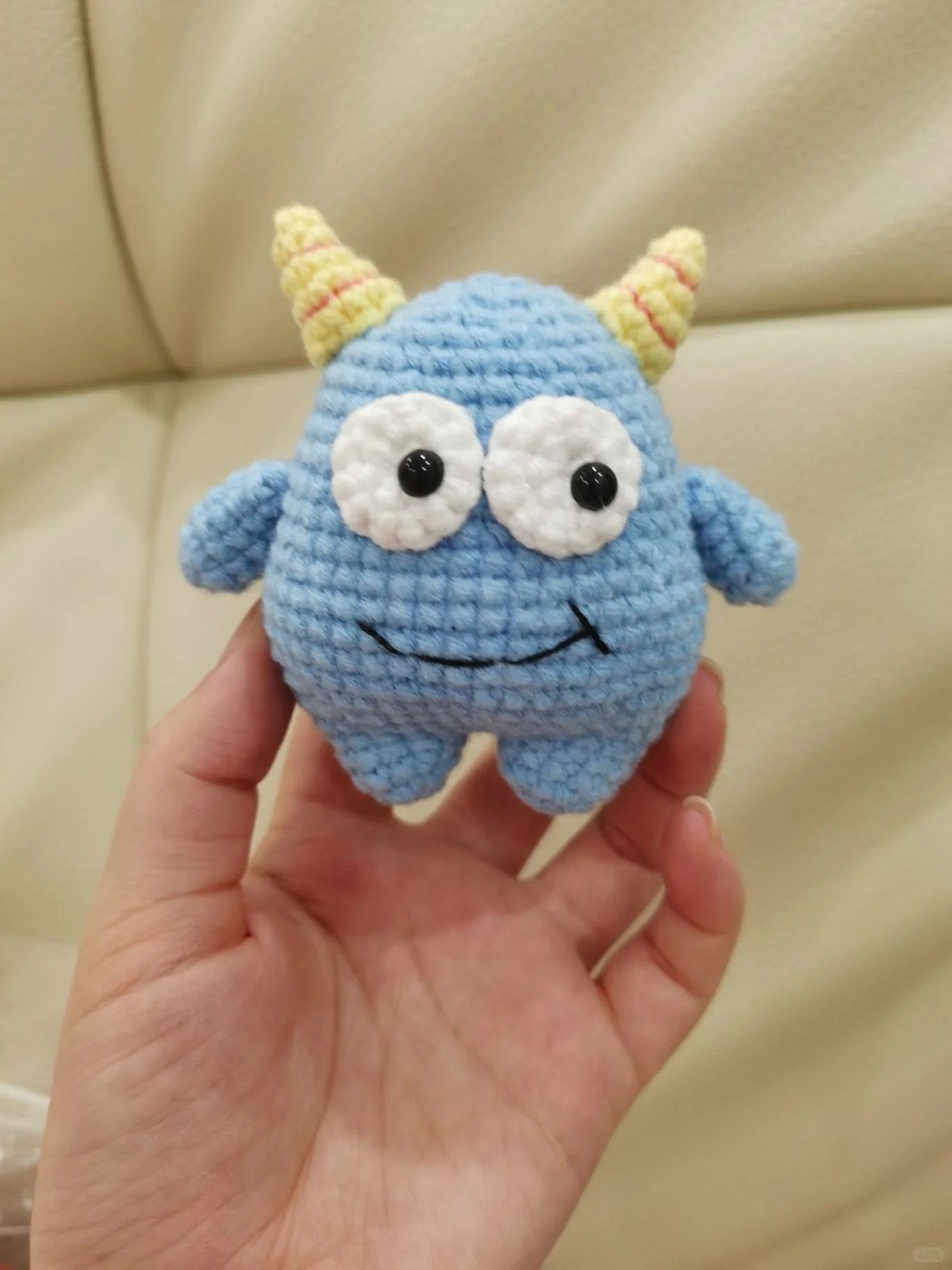 Other Hand-Crocheted Little Monster Keychain Size ONE SIZE - 4 Thumbnail