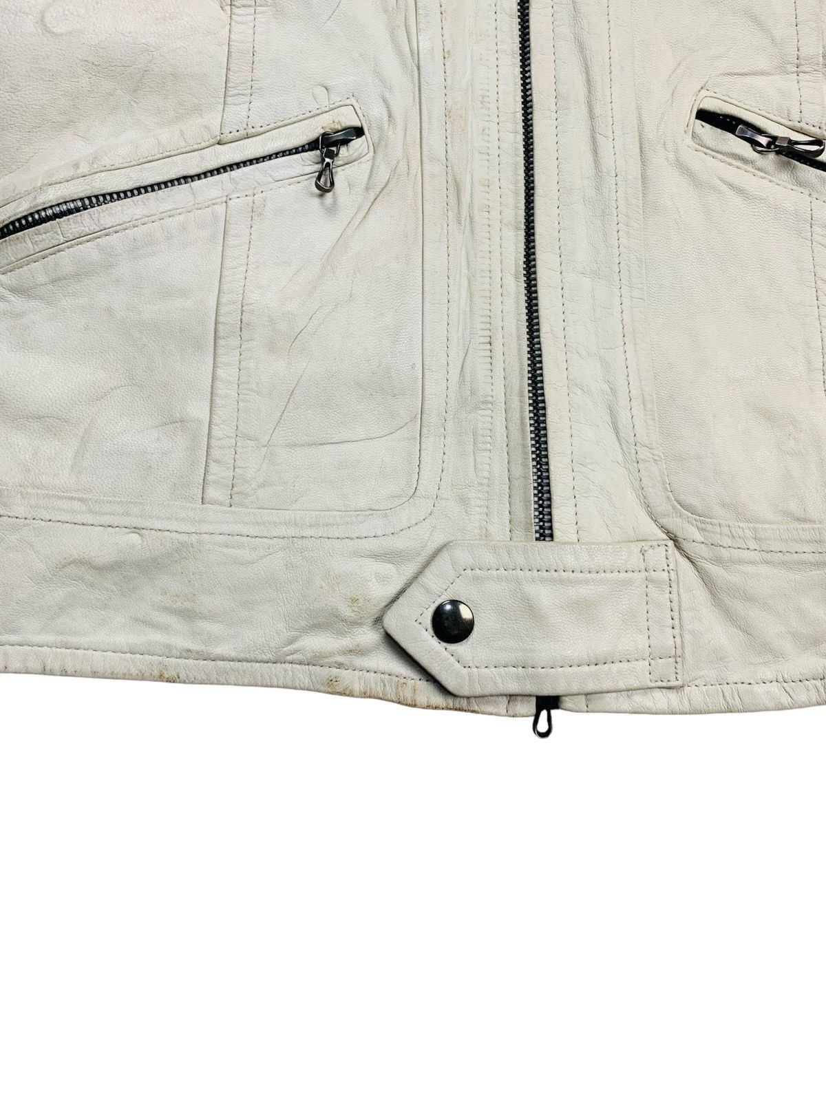 Isamu Katayama Backlash 2000s Shellac - Riri Multizipper Riders Jacket Size US M / EU 48-50 / 2 - 5 Thumbnail