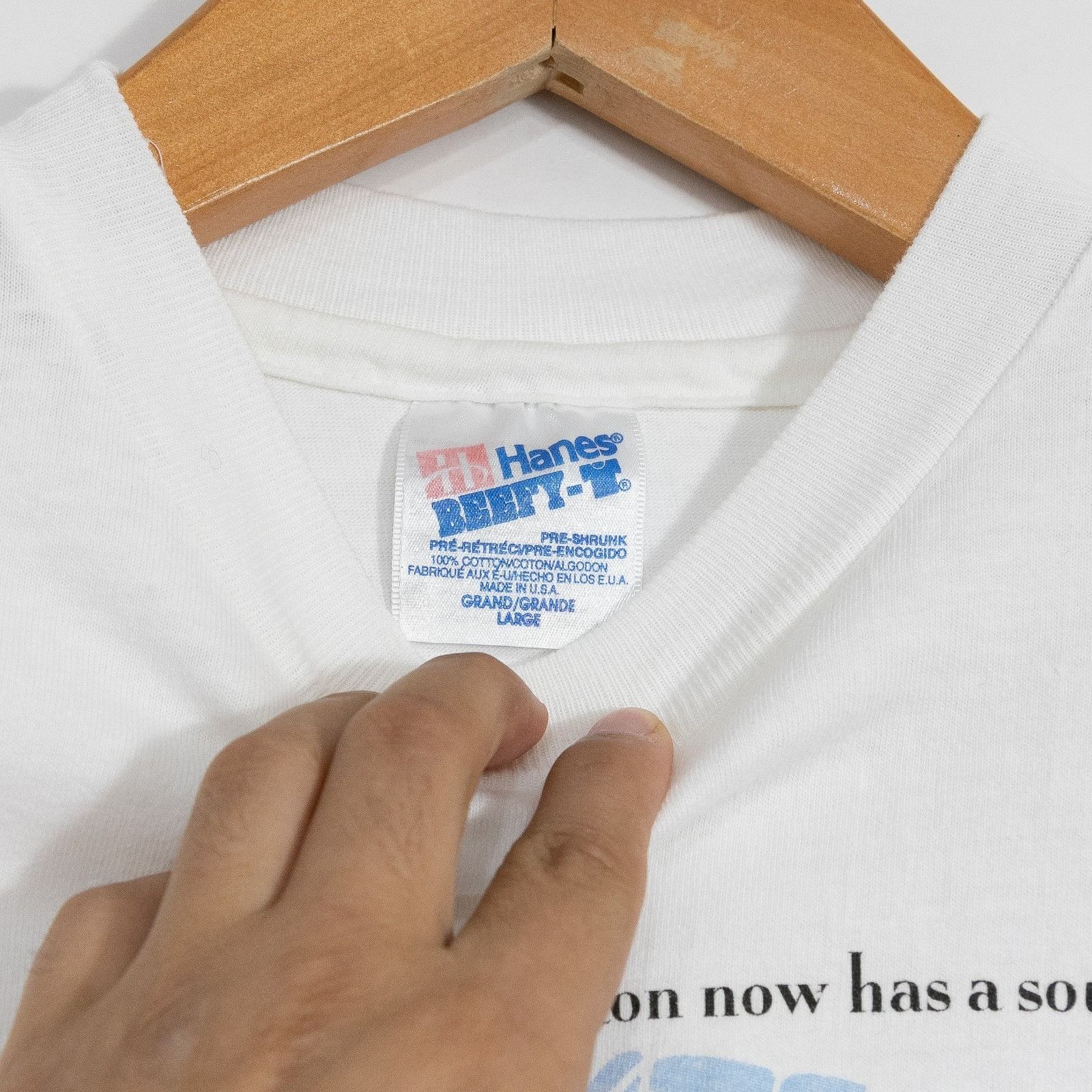 Vintage Vintage 90s The New Pru Boston T Shirt Large - Single Stitch Size US L / EU 52-54 / 3 - 5 Thumbnail