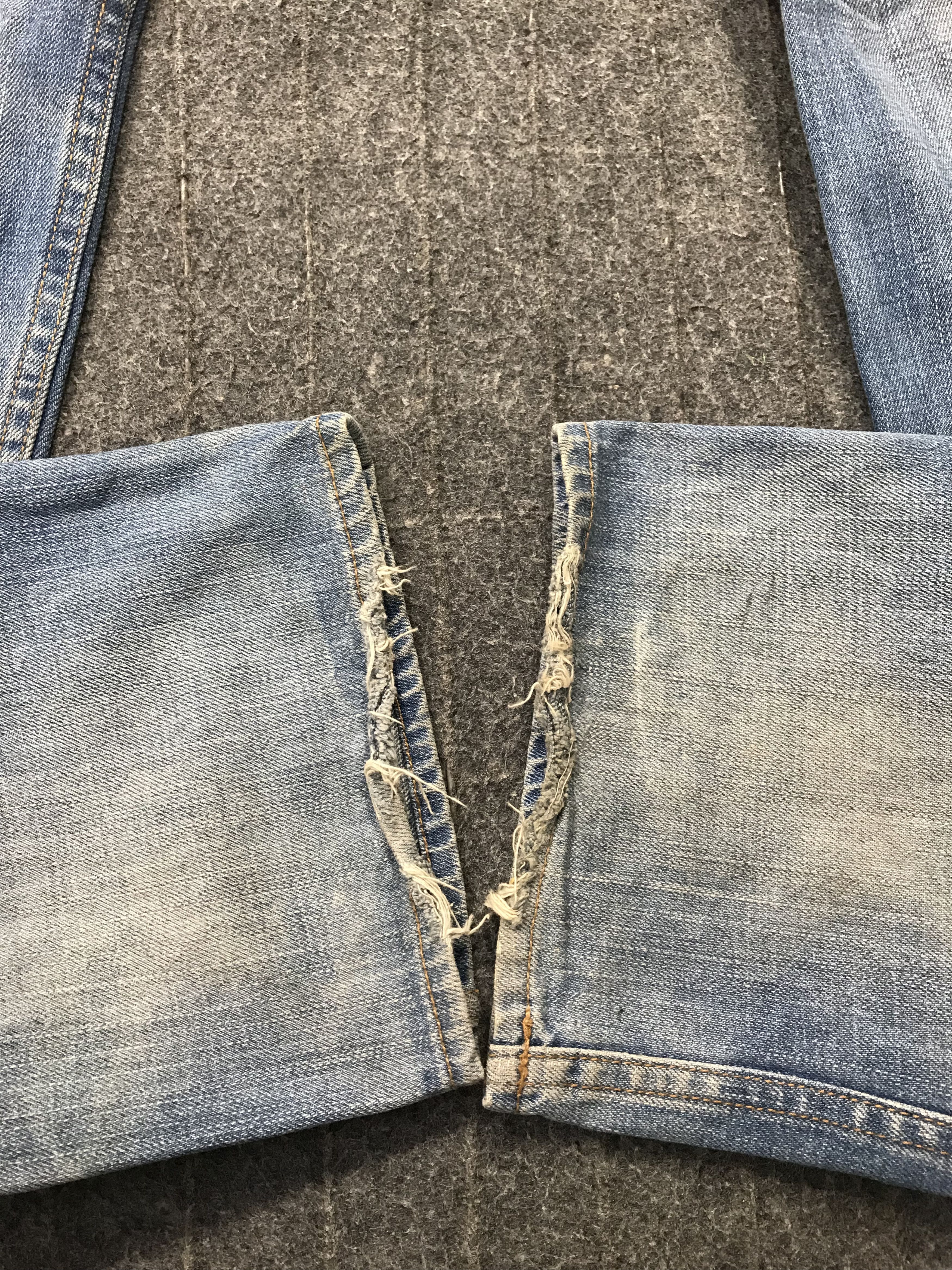 Japanese Brand Vintage Dominate Double Waist Indigo Denim Jeans Size US 32 / EU 48 - 11 Thumbnail
