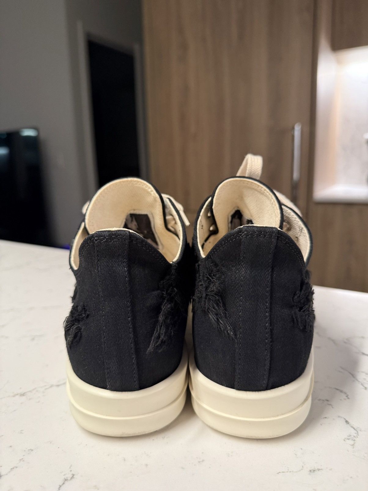Rick Owens Drkshdw RICK OWENS Slashed low ramones Size US 6 / IT 36 - 6 Thumbnail