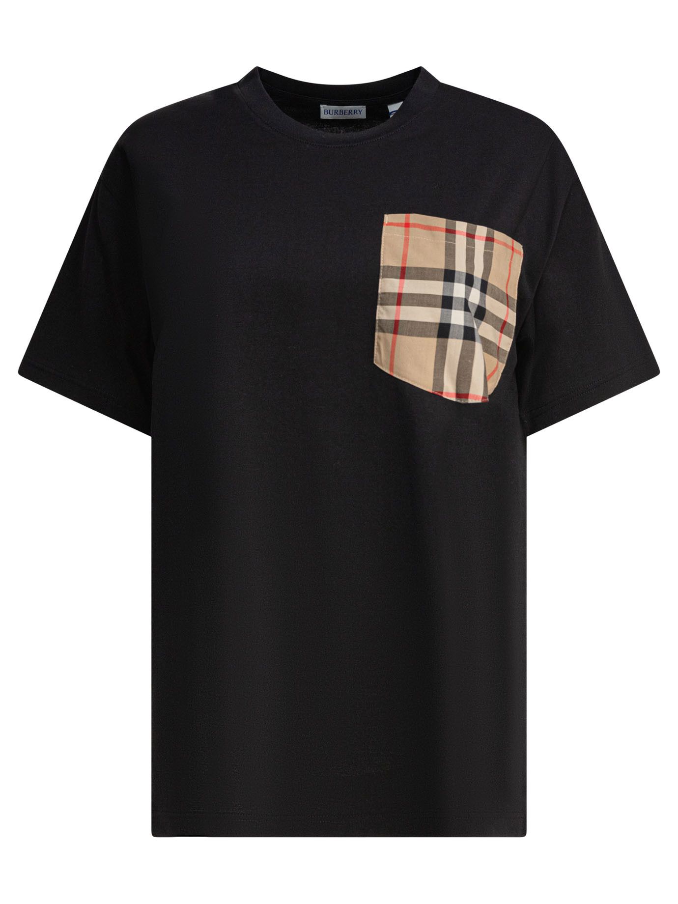 Burberry Cotton Crew Neck T-Shirt Size XS / US 0-2 / IT 36-38 - 1 Thumbnail
