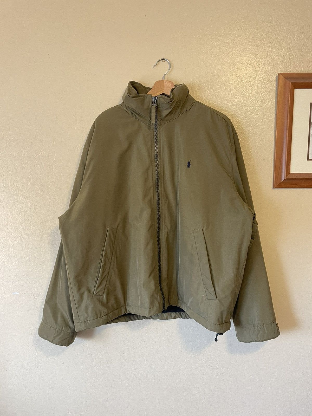 Polo Ralph Lauren × Vintage Vintage 90s Polo Ralph Lauren Bomber Puffer Jacket Size US XL / EU 56 / 4 - 1 Thumbnail