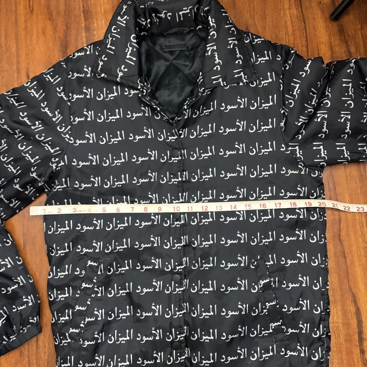 Black Scale Black Scale Vintage Arabic Writing All Over Size XS Size US XS / EU 42 / 0 - 8 Thumbnail