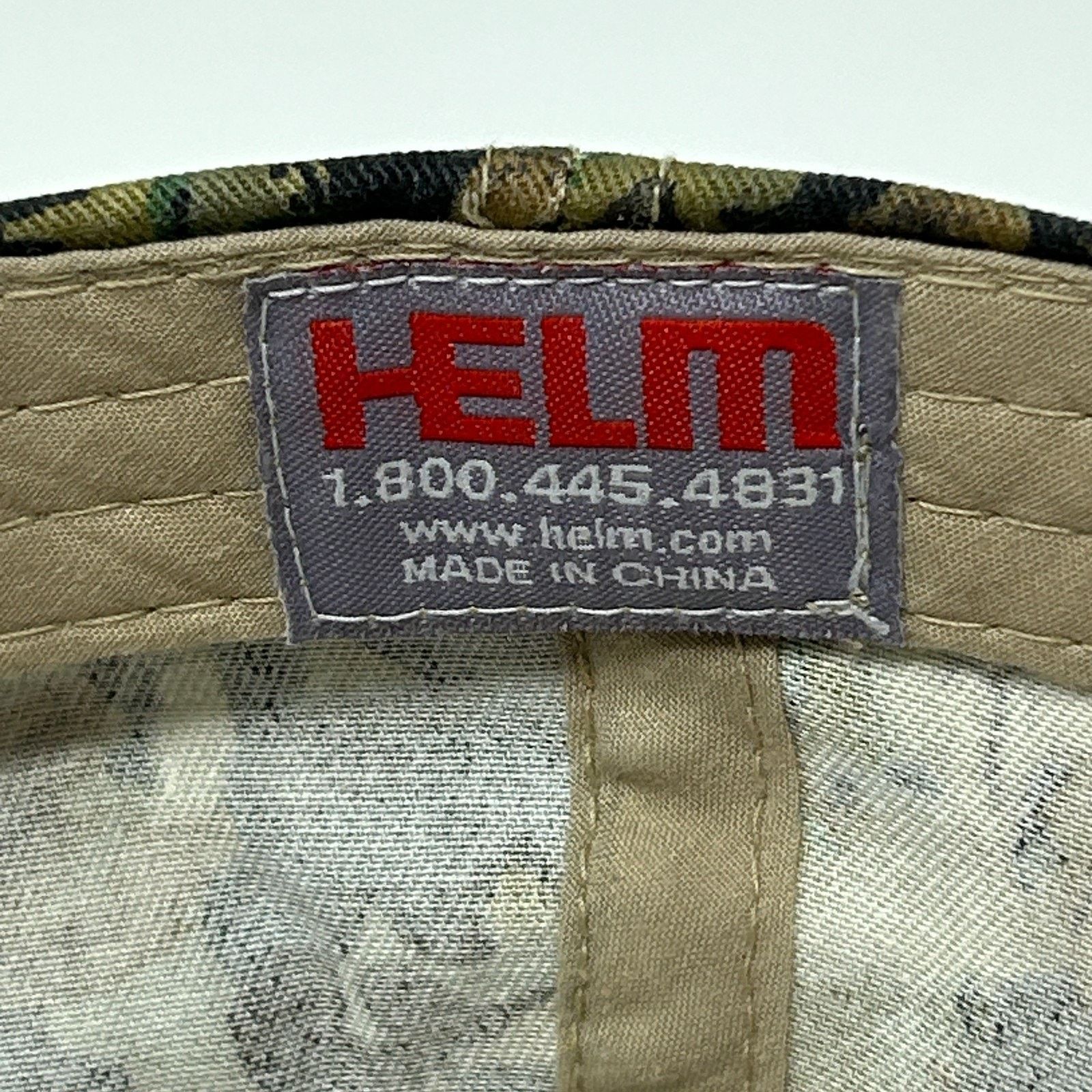 HELM Castrol Oil Camo Hat Baseball Cap Hunting Mechanic Size ONE SIZE - 9 Thumbnail
