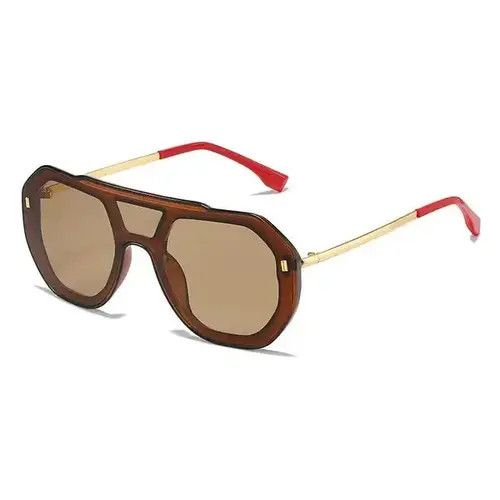 Electric Visual × Vintage Funky Flat Top Pilot Sunglasses Size ONE SIZE - 1 Thumbnail