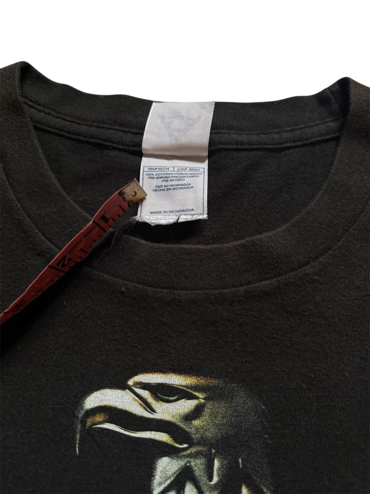 Band Tees VINTAGE SLAYER EAGLE BIG LOGO Y2K BAND TEES BLACK FADED Size US L / EU 52-54 / 3 - 9 Thumbnail