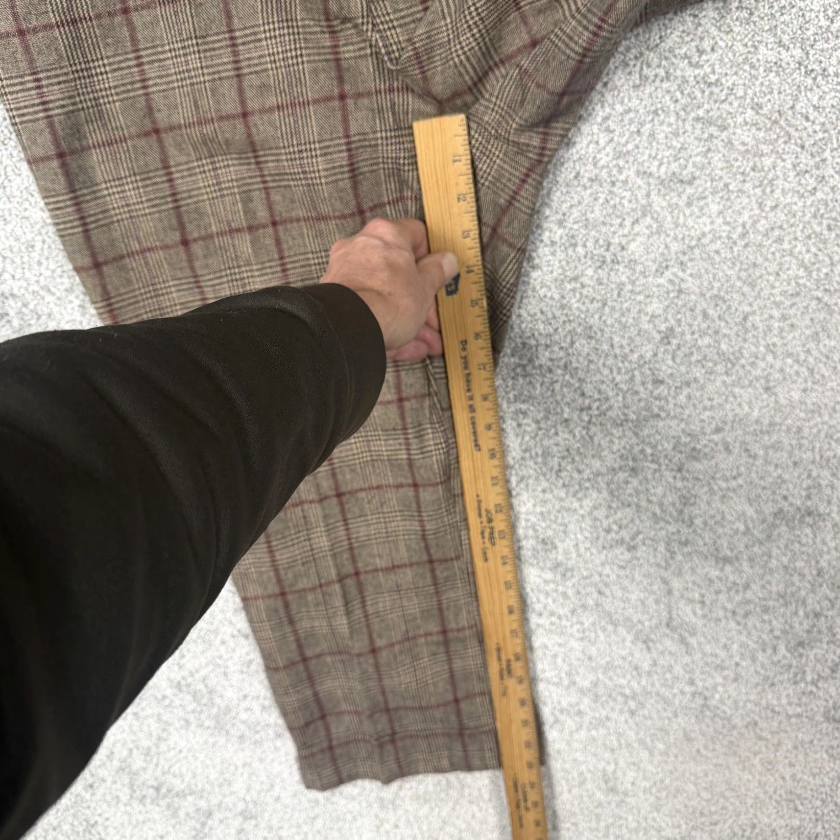 Vintage New York & Company Pants 16 38x23 Brown Plaid Crop Office Preppy Dark Academia Size 38" / US 16 / IT 52 - 4 Thumbnail