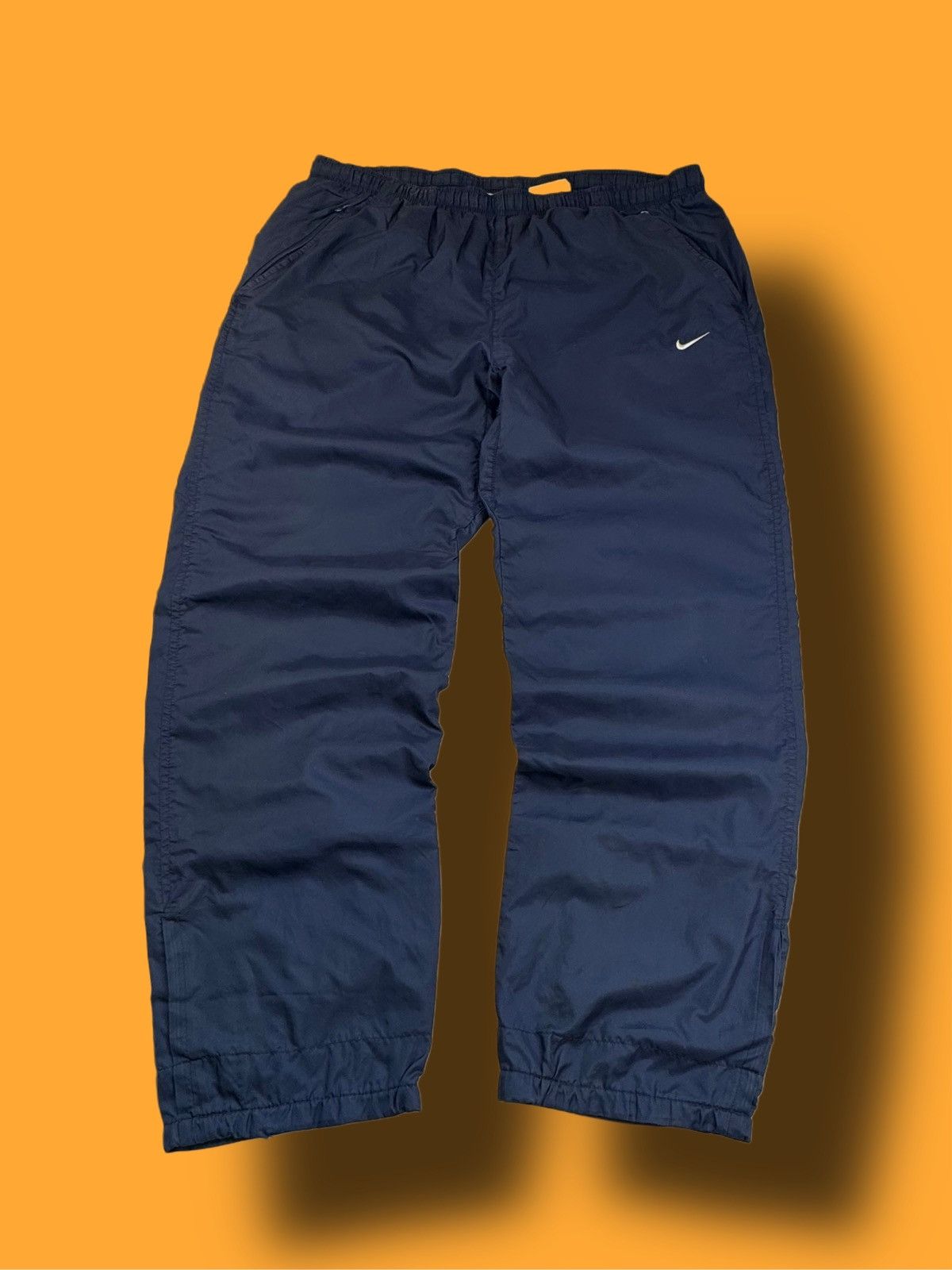 Nike × Vintage NIKE VINTAGE BASIC LOGO OVERSIZE BAGGY PANTS Size US 32 / EU 48 - 1 Thumbnail