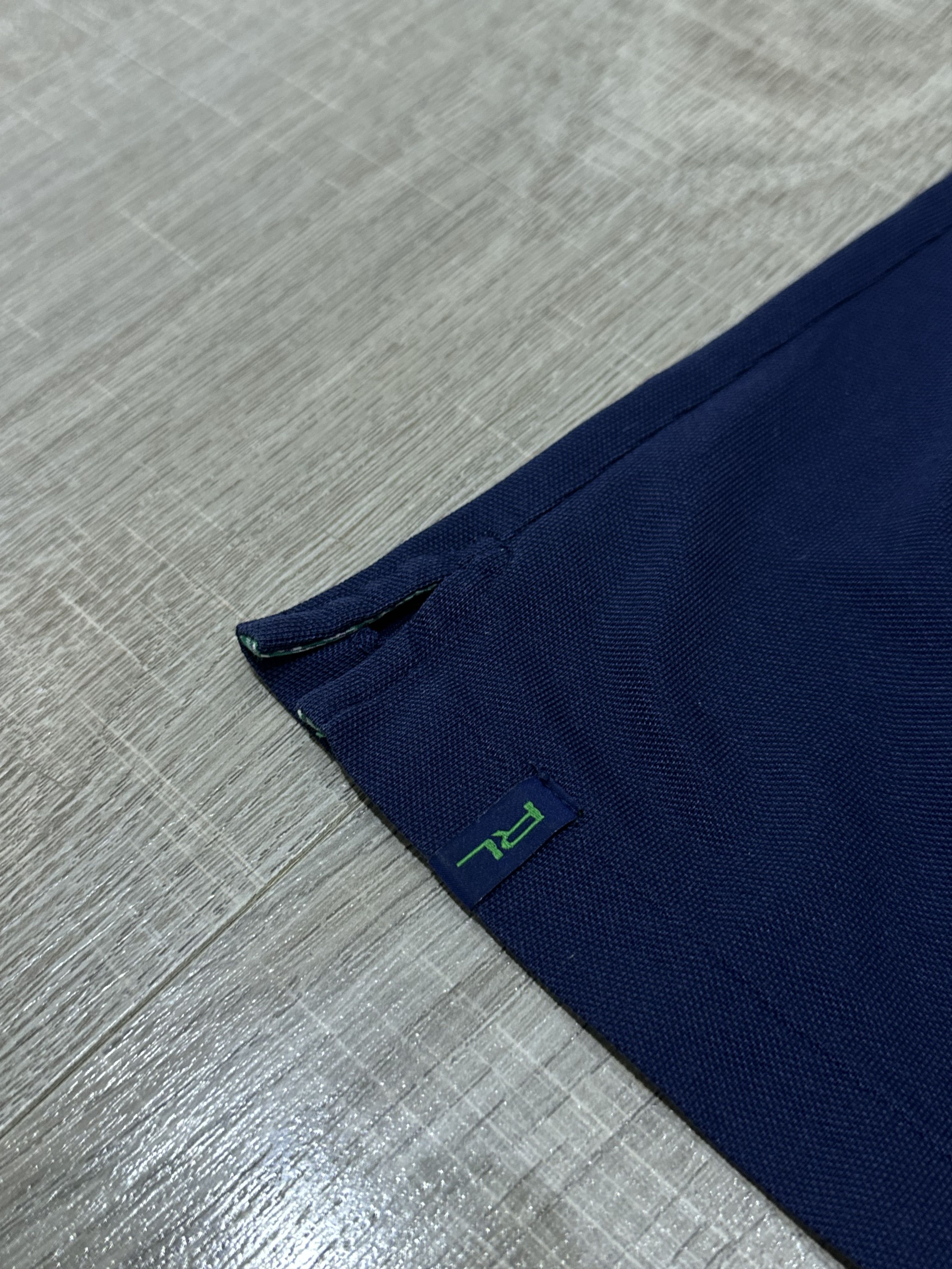 Ralph Lauren Sport Polo Golf Ralph Lauren Tailored Fit Navy Plaid Collar Rare Size US XL / EU 56 / 4 - 5 Thumbnail