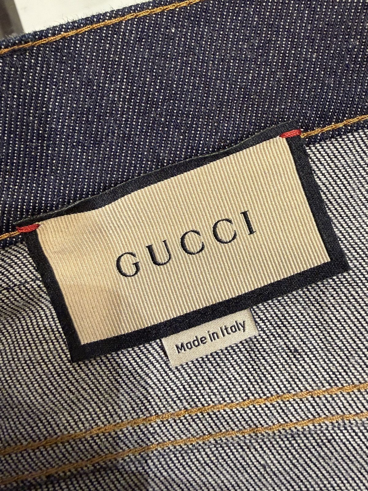 Gucci Gucci Monogram Cuff Denim Jeans Size US 38 / EU 54 - 3 Thumbnail