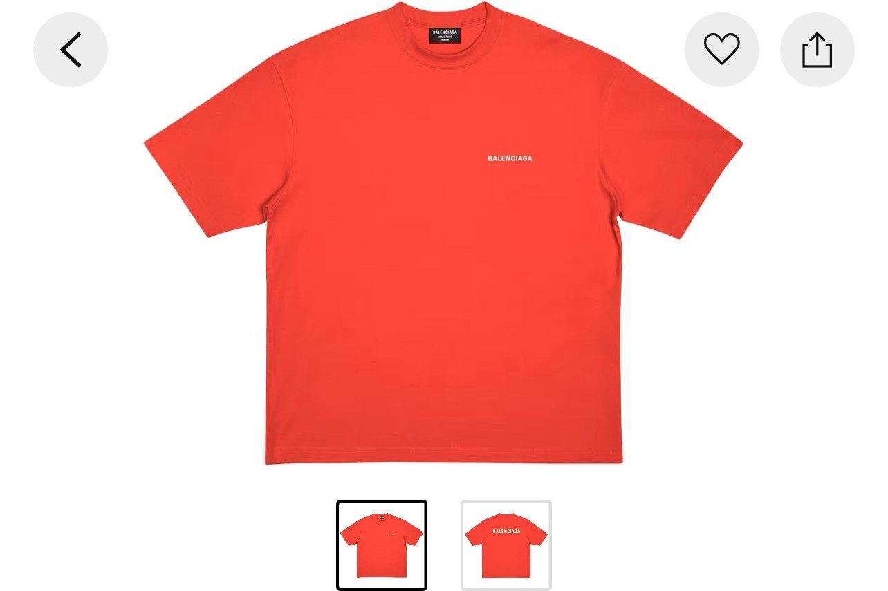 Balenciaga BALENCIAGA SHIRT Unisex Vintage Fit T-Shirt Size US XS / EU 42 / 0 - 2 Thumbnail