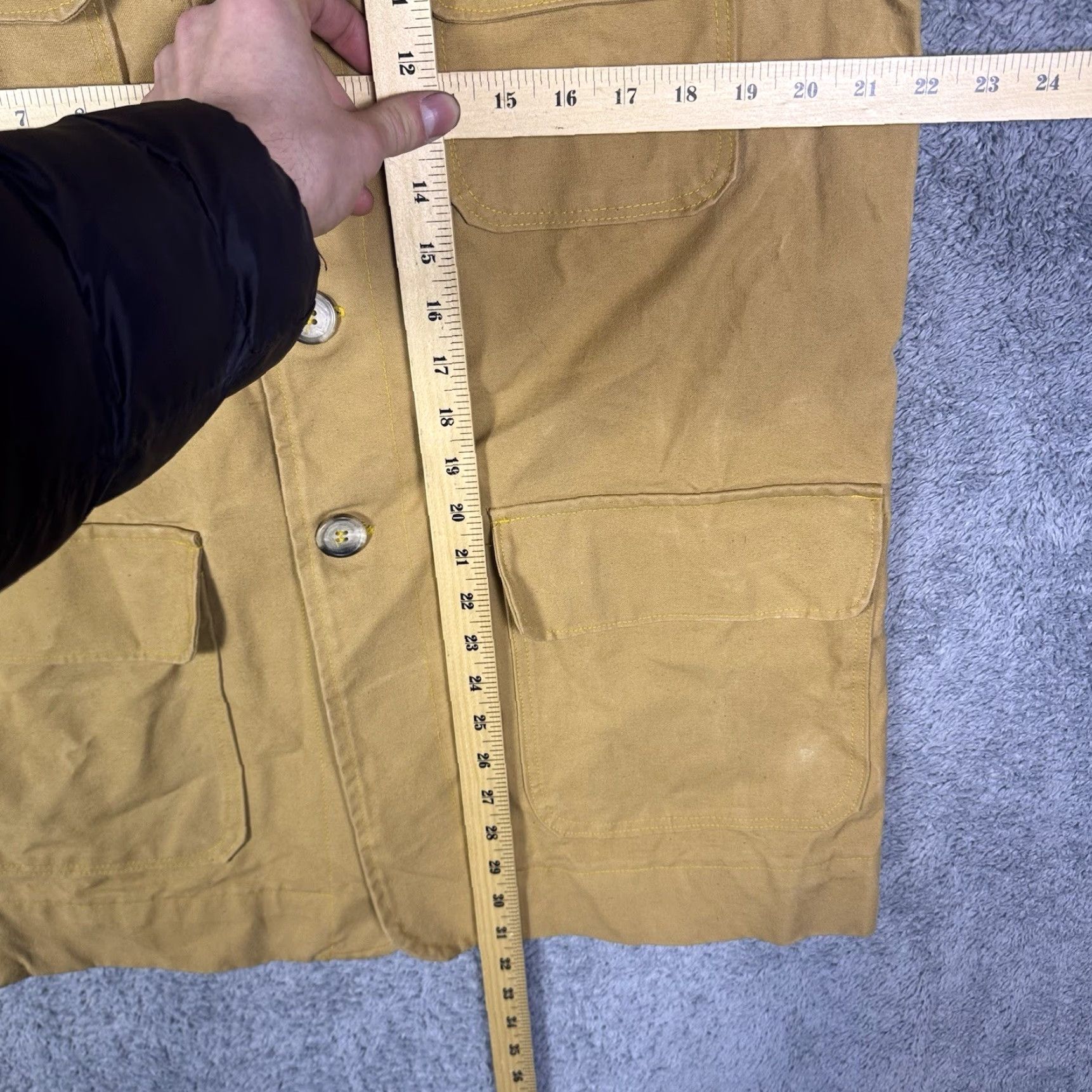 Vintage River Junction Trade Co. Jacket Mens S/M Chore Coat Field Barn Canvas Corduroy Coat Size US S / EU 44-46 / 1 - 6 Thumbnail