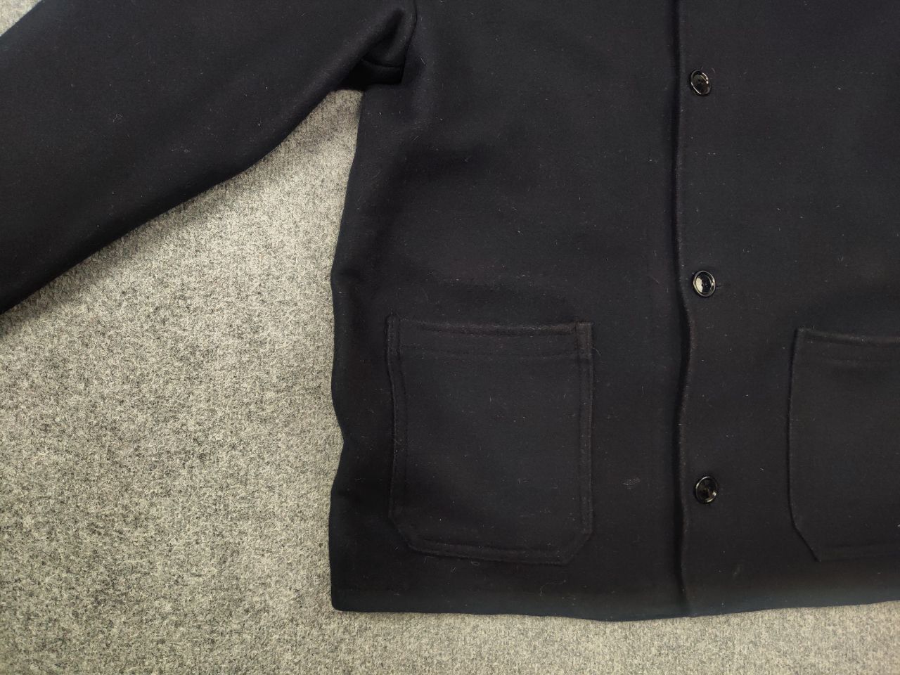 Vintage Vintage Lancashire overall Wool Chore Wool Black work Jacket Size US XL / EU 56 / 4 - 9 Thumbnail
