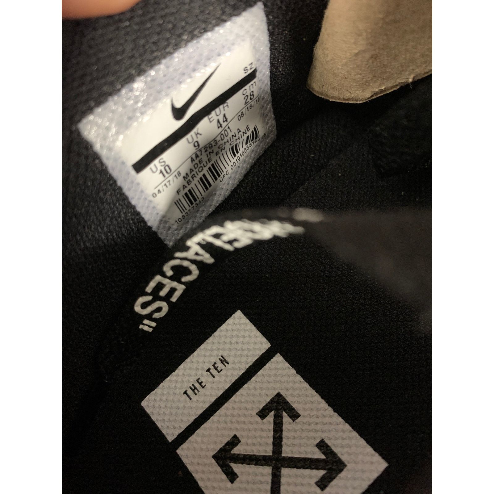Nike Nike Air Max 90 Off-White Black Size 10 BRAND NEW SHIPS NOW Size US 10 / EU 43 - 7 Thumbnail