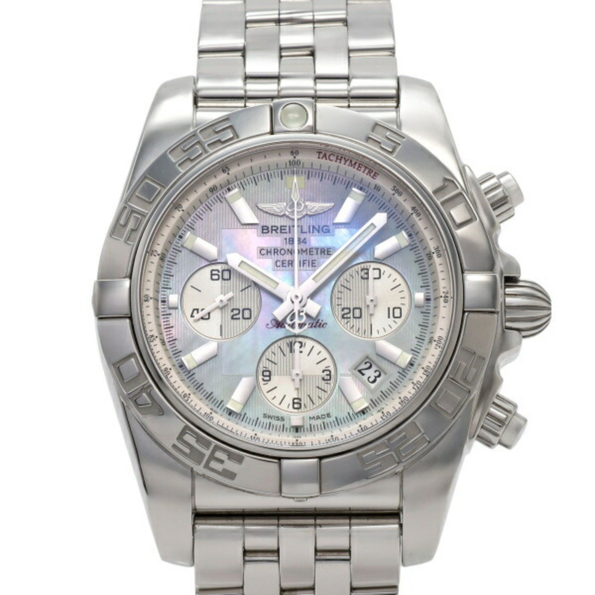 Breitling BREITLING Chronomat 44 AB011012 G685 375A White Dial Men's Watch Size ONE SIZE - 1 Thumbnail