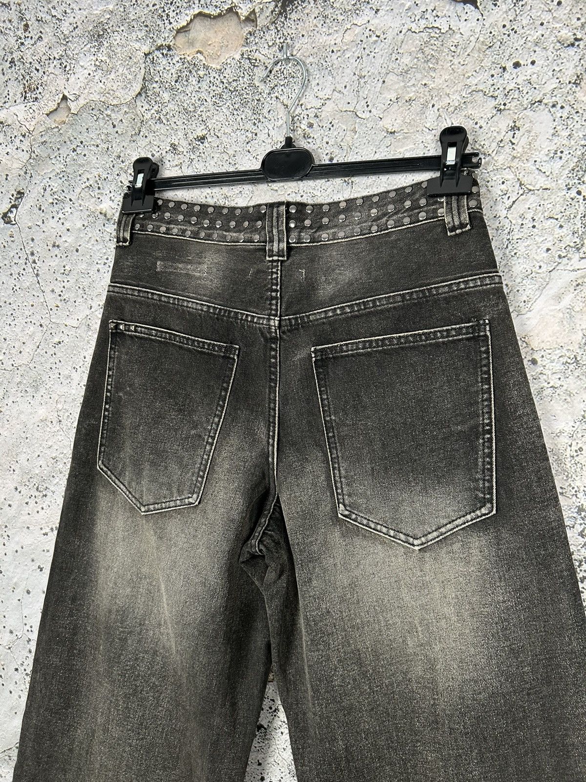 Jaded London Jaded London Colossus Fit Black Distressed Denim Jeans Rare Size US 30 / EU 46 - 5 Thumbnail