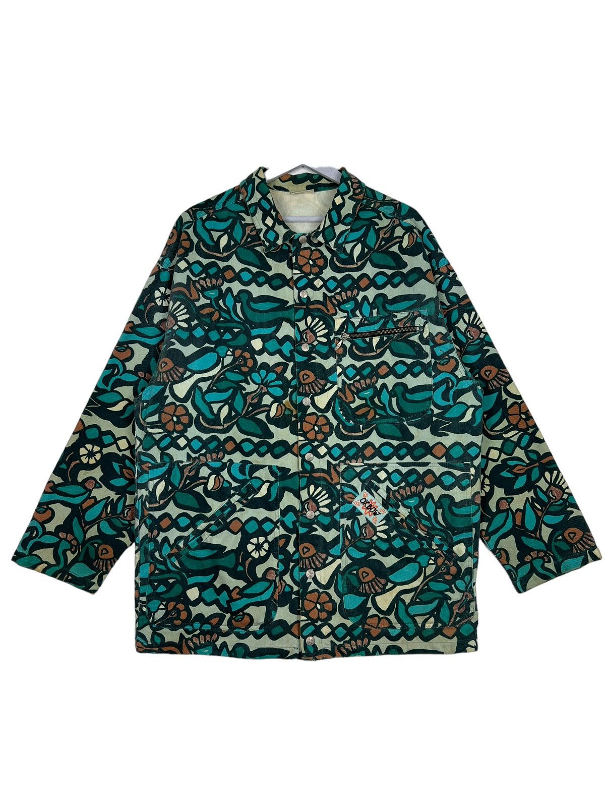 Oxbow 🔥 VINTAGE OXBOW OVER PRINT FLOWER JACKET MADE IN ITALY Size US M / EU 48-50 / 2 - 2 Thumbnail