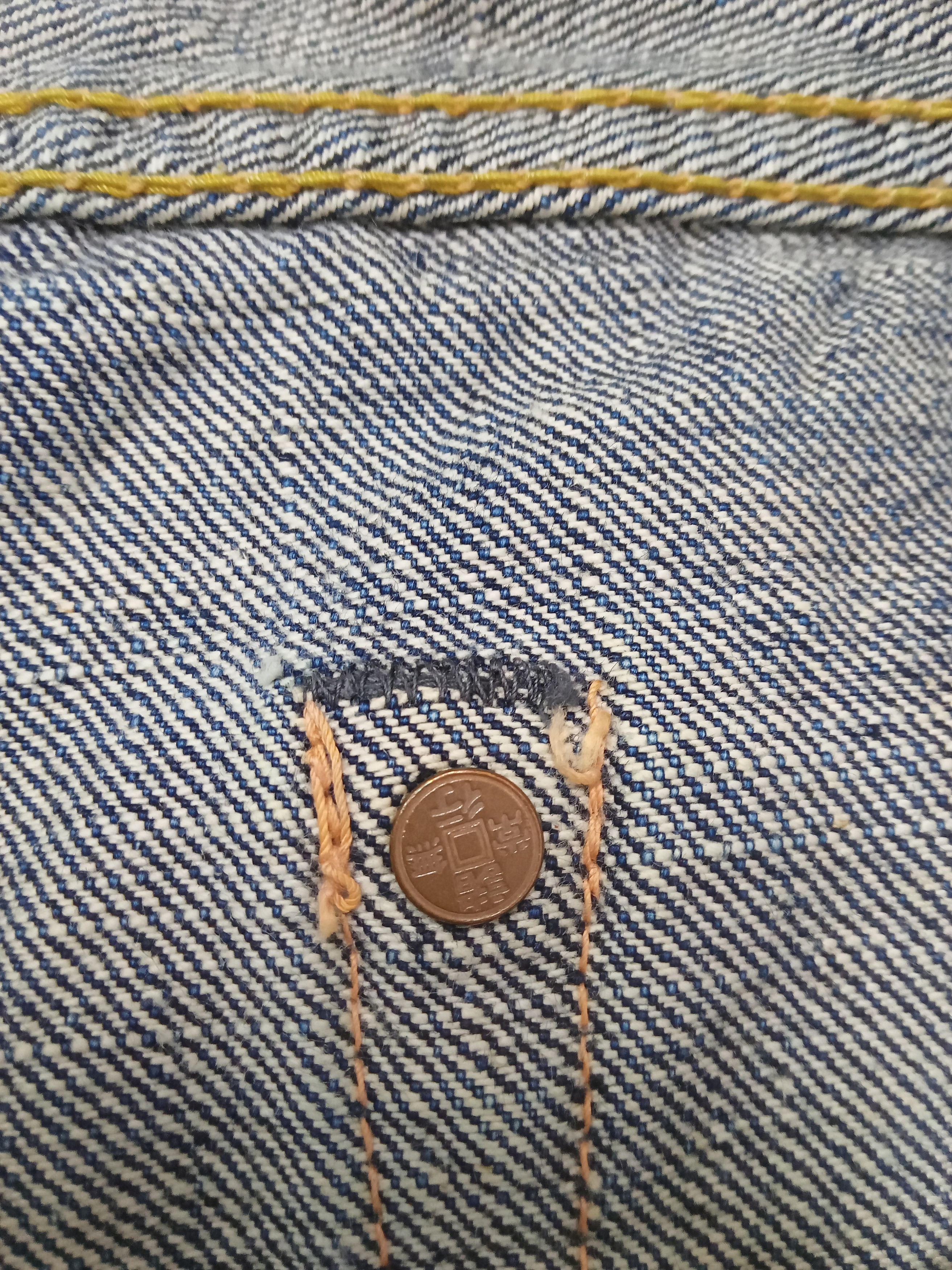 Samurai Jeans Samurai S0500XX Redline Selvedge Distressed Jeans Size US 29 - 11 Thumbnail