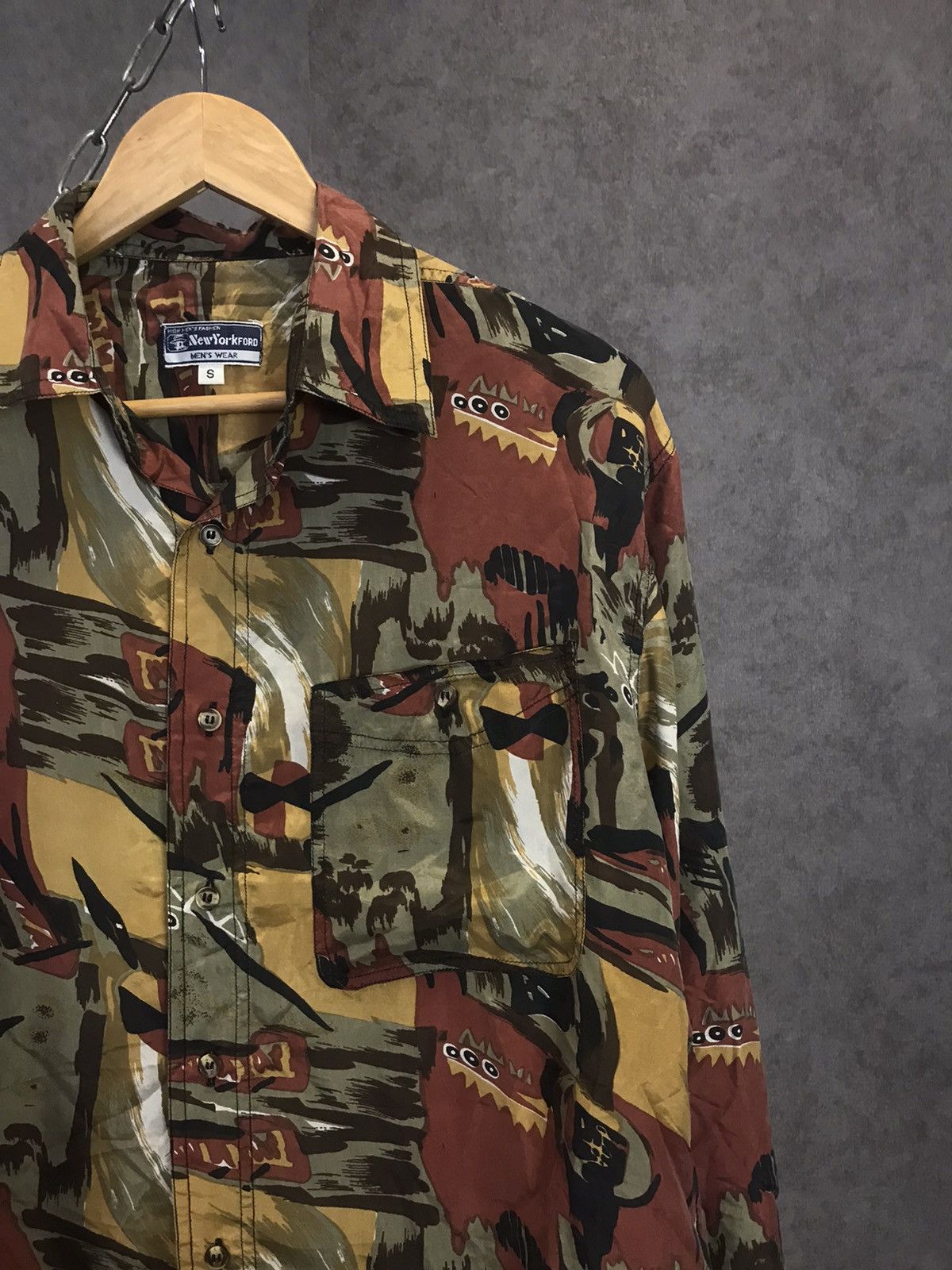 Vintage Art crazy vintage silk shirt Size US M / EU 48-50 / 2 - 2 Thumbnail