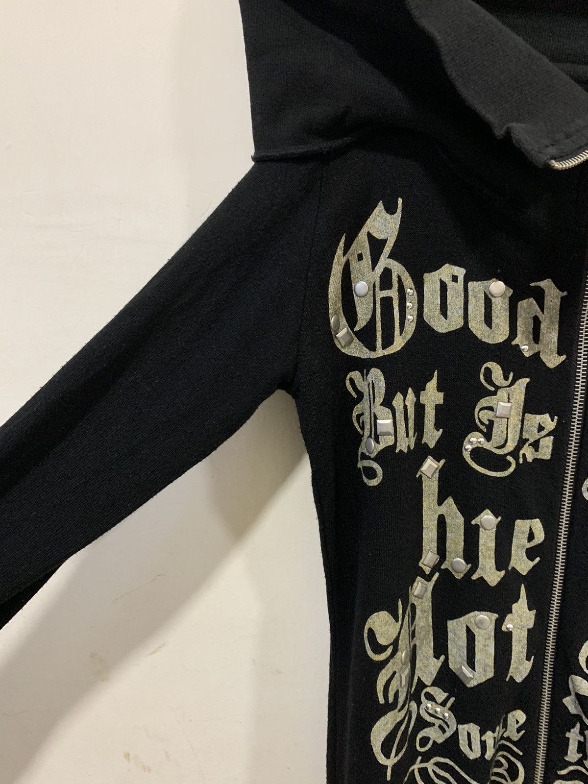 If Six Was Nine Grunge Punk Styled Gothic LongSleeve Sweat Size L / US 10 / IT 46 - 2 Thumbnail