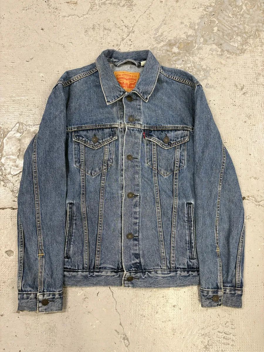 Designer × Levi's × Vintage Levi’s Blue Brut Buttoned Denim Trucker Jacket Size US M / EU 48-50 / 2 - 1 Thumbnail