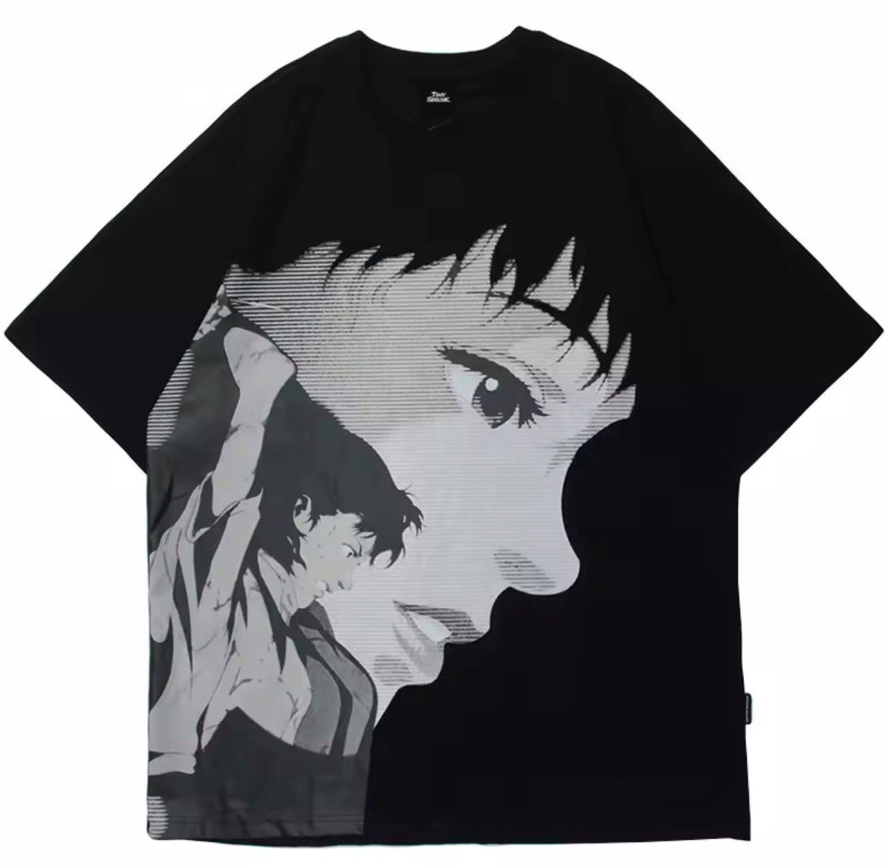 Cartoon Anime Streetwear Loose Cotton Hip Hop T Shirt