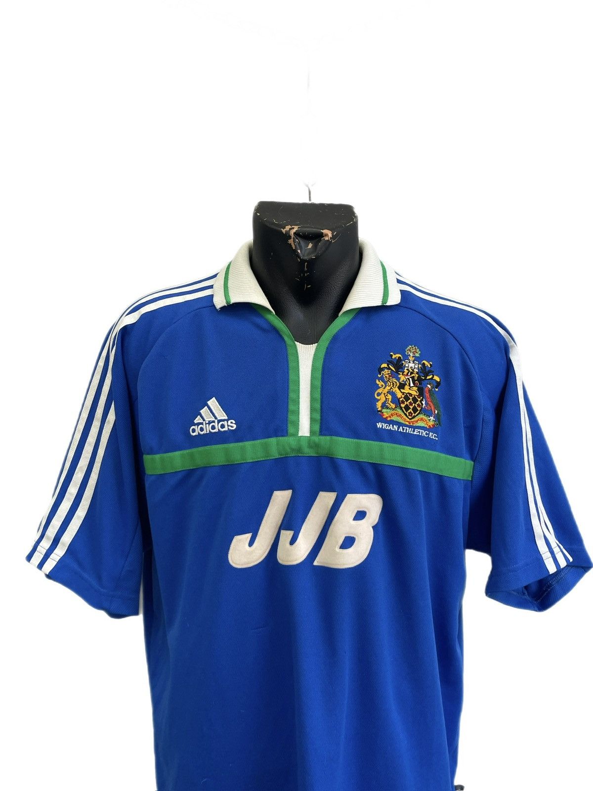 Adidas Adidas blue football jersey vintage 2002 home kit y2k rare Size US L / EU 52-54 / 3 - 2 Thumbnail